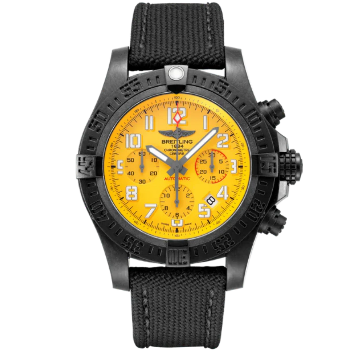 AVENGER HURRICANE 12H 45 MM BREIGHTLIGHT® WITH YELLOW DIAL