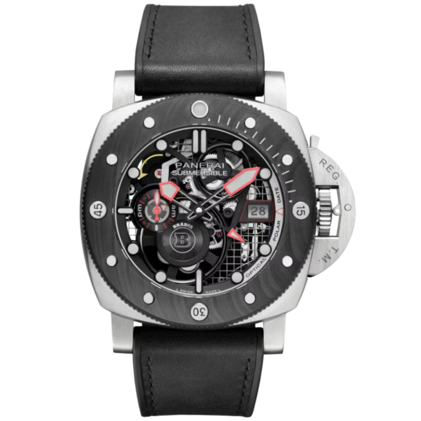 SUBMERSIBLE S BRABUS ETITANIO™ PAM01403 47 MM TITANIUM WITH BLACK DIAL