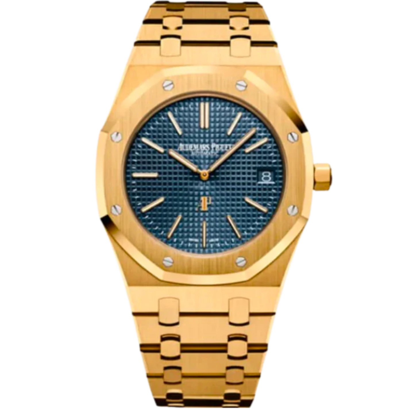 15202BA.OO.1240BA.01 39MM Yellow Gold Ultrathin Royal Oak Blue Dial