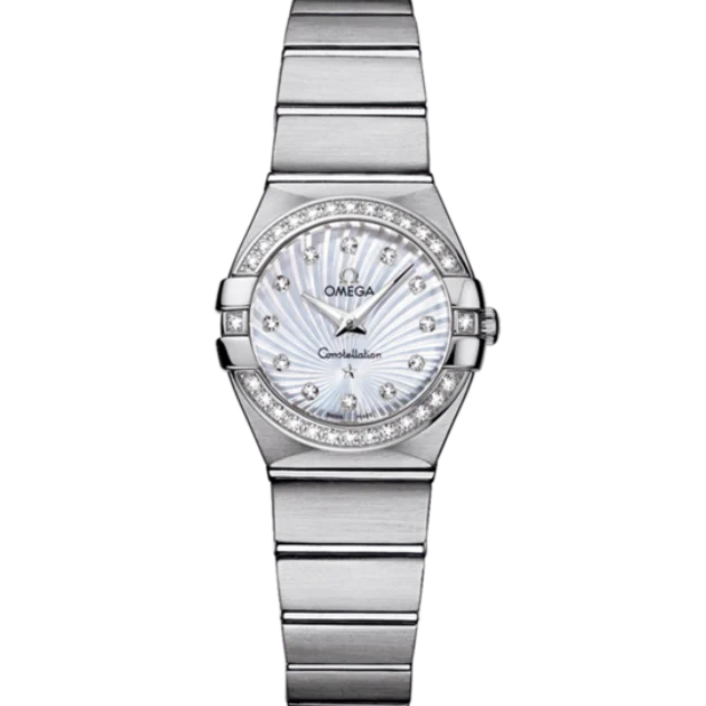 CONSTELLATION 24 MM STAINLESS STEEL WITH MOTHER OF PEARL DIAL