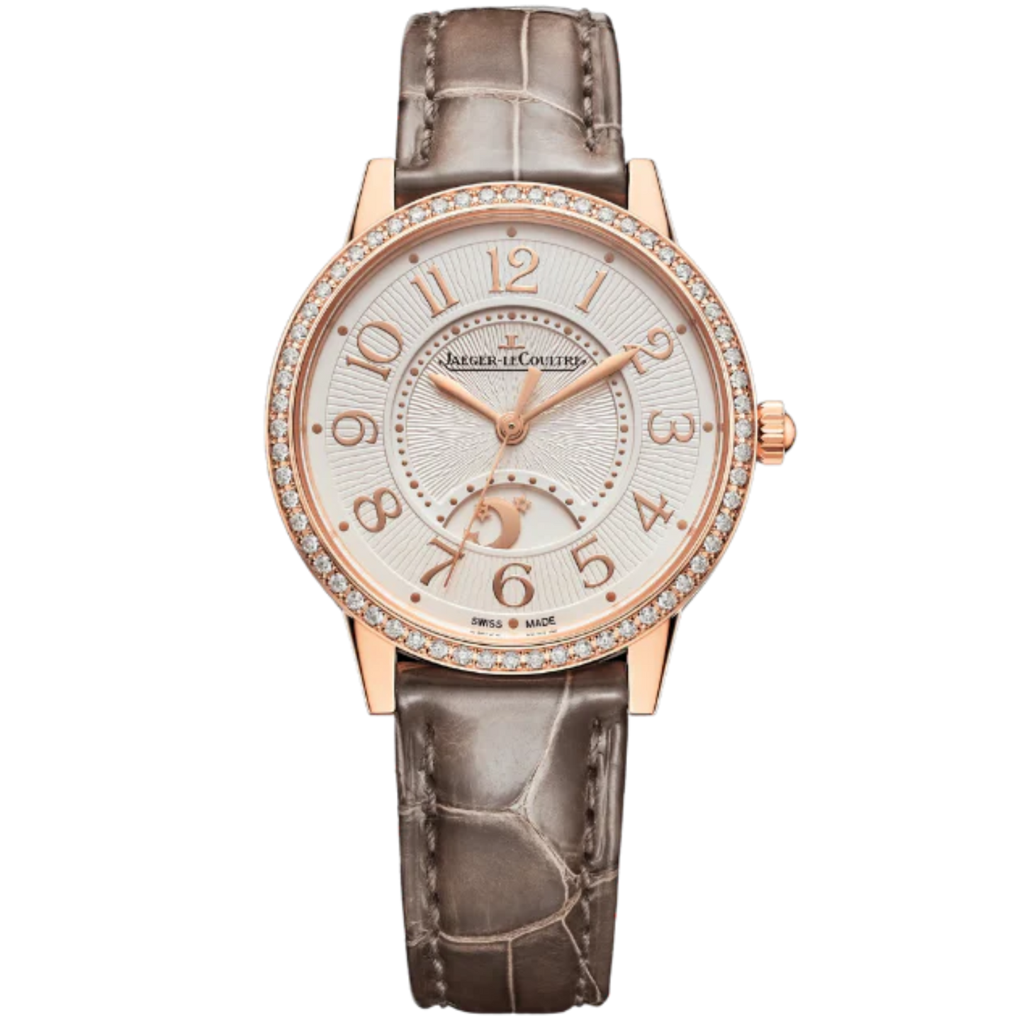 RENDEZ-VOUS CLASSIC NIGHT & DAY 34 MM 18K ROSE GOLD WITH SILVER GREY GUILLOCHE DIAL