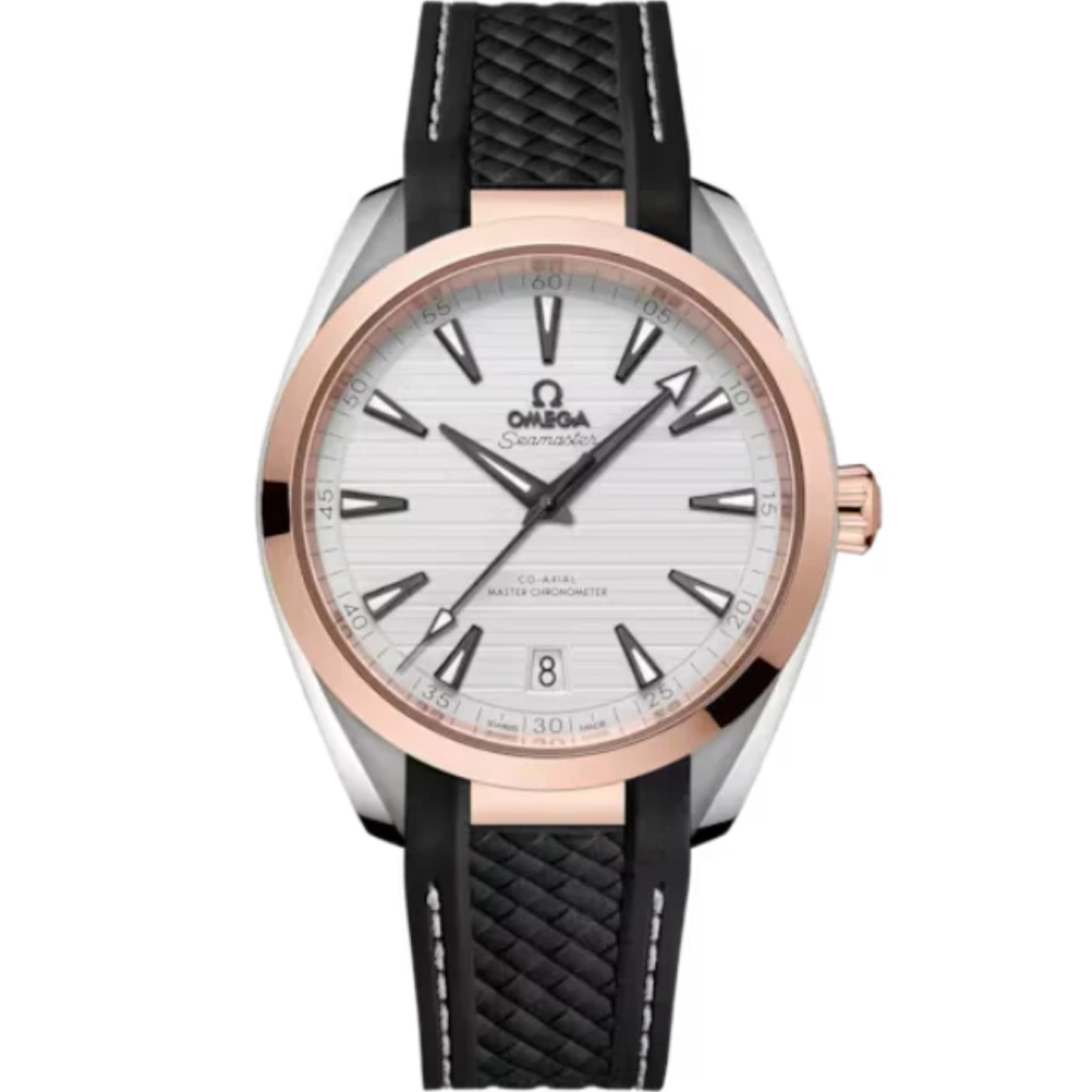 SEAMASTER AQUA TERRA 150M 41 MM STAINLESS STEEL - SEDNA™ GOLD WITH SILVER DIAL