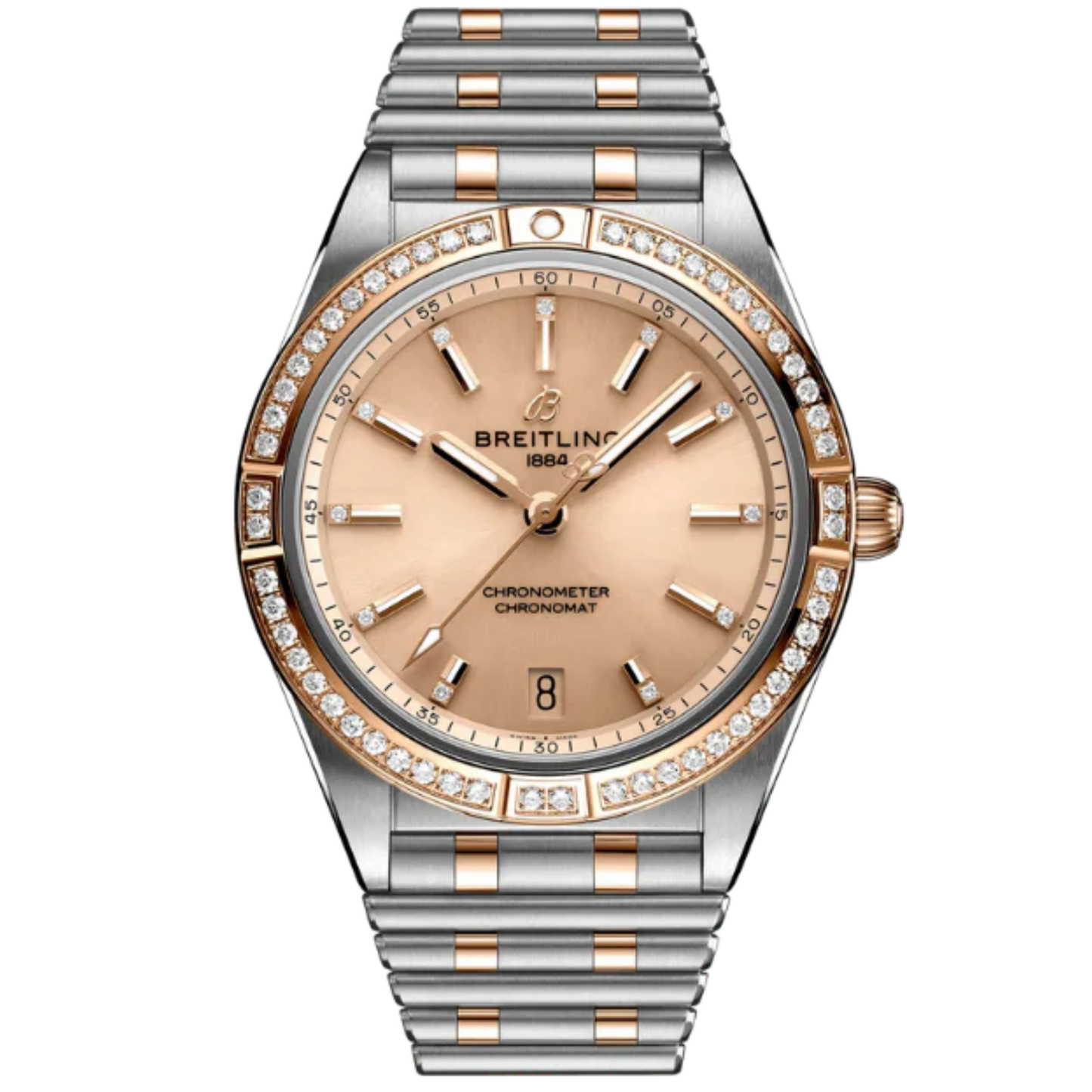 CHRONOMAT AUTOMATIC 36 MM STAINLESS STEEL & 18K ROSE GOLD WITH BEIGE DIAL