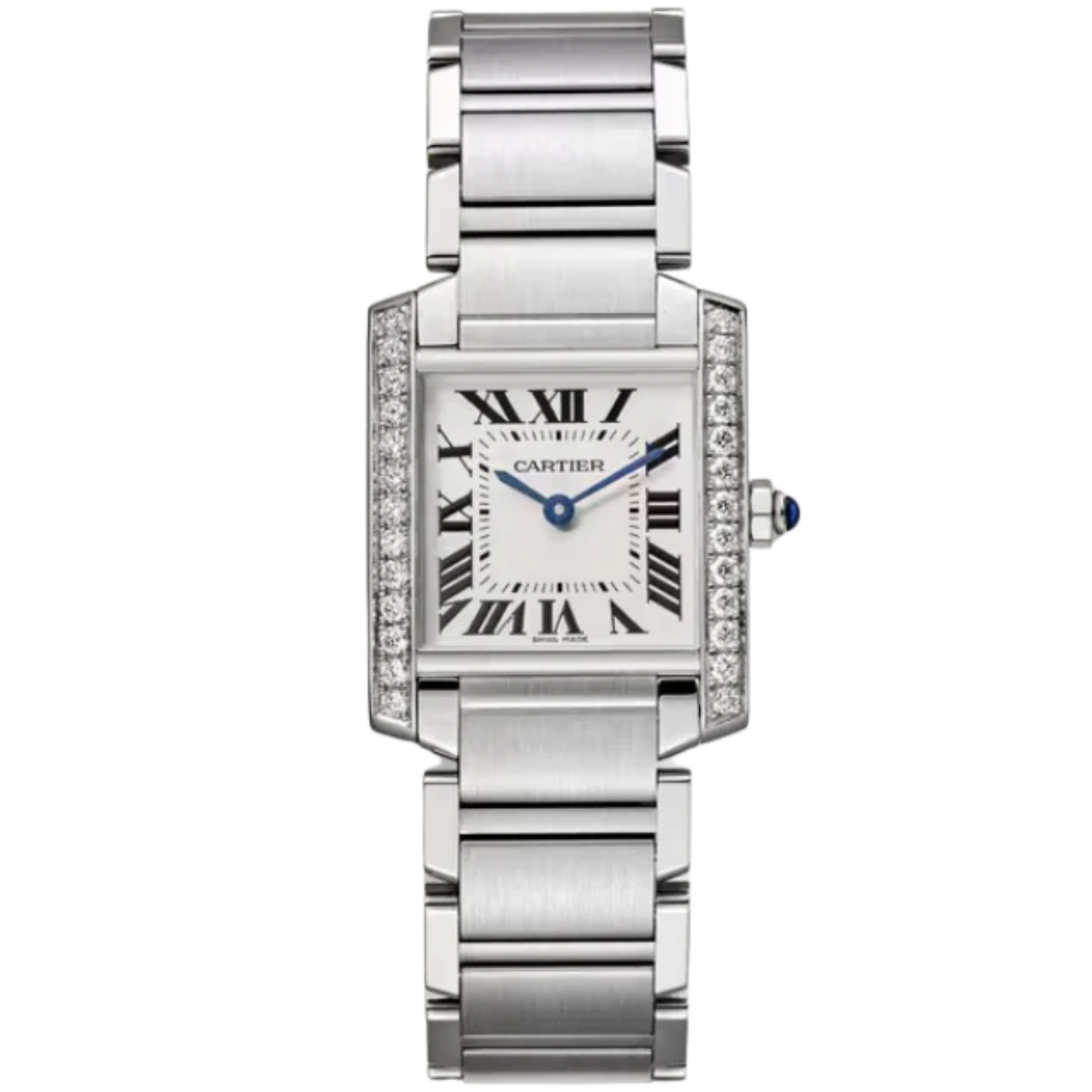 TANK 30 mm FRANÇAISE WATCH SILVER STAINLESS STEEL