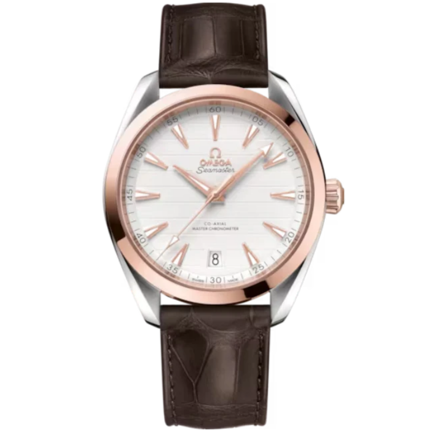 SEAMASTER AQUA TERRA 150M 41 MM STAINLESS STEEL - SEDNA™ GOLD WITH SILVER DIAL