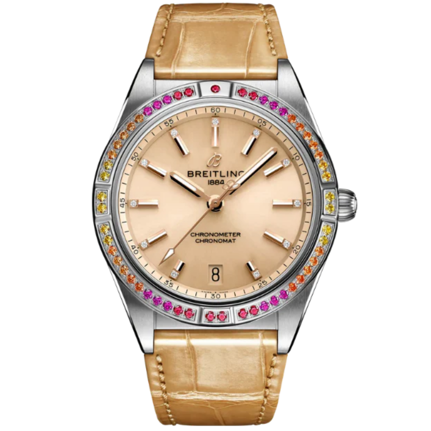 CHRONOMAT AUTOMATIC SOUTH SEA 36 MM STAINLESS STEEL WITH BEIGE DIAL