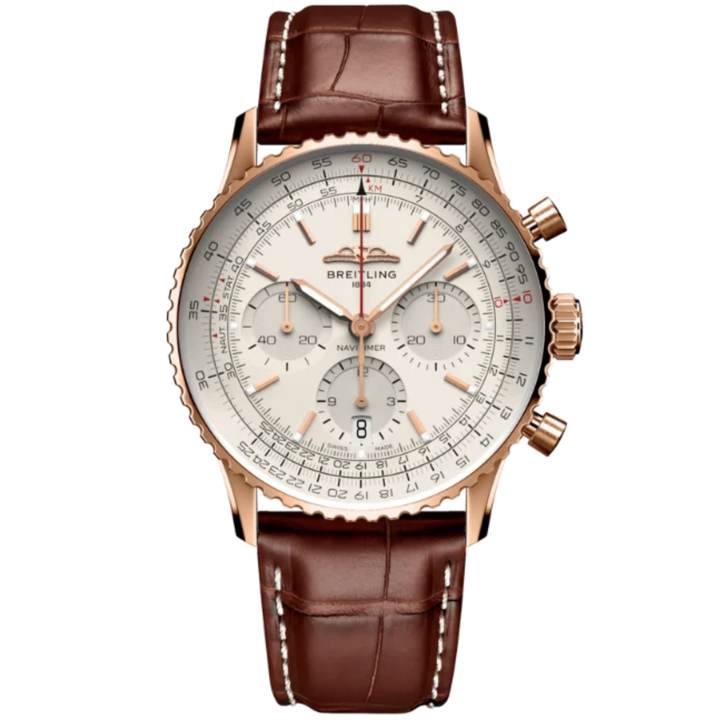 NAVITIMER B01 CHRONOGRAPH 41 MM 18K ROSE GOLD WITH CREAM DIAL