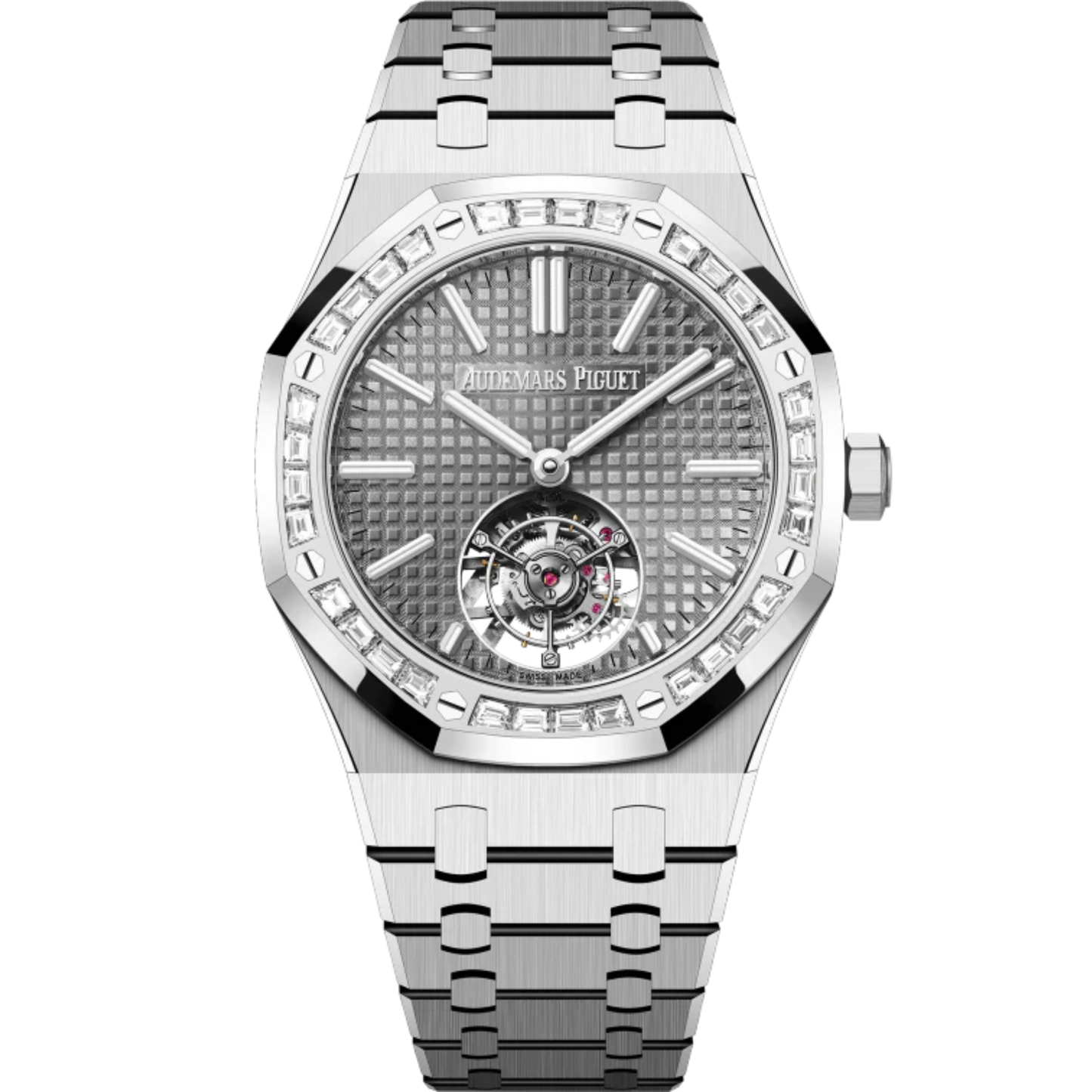 Royal Oak Selfwinding Flying Tourbillon 41MM 18-Carat White Gold Bracelet Grey Dial 18-Carat White Gold Case
