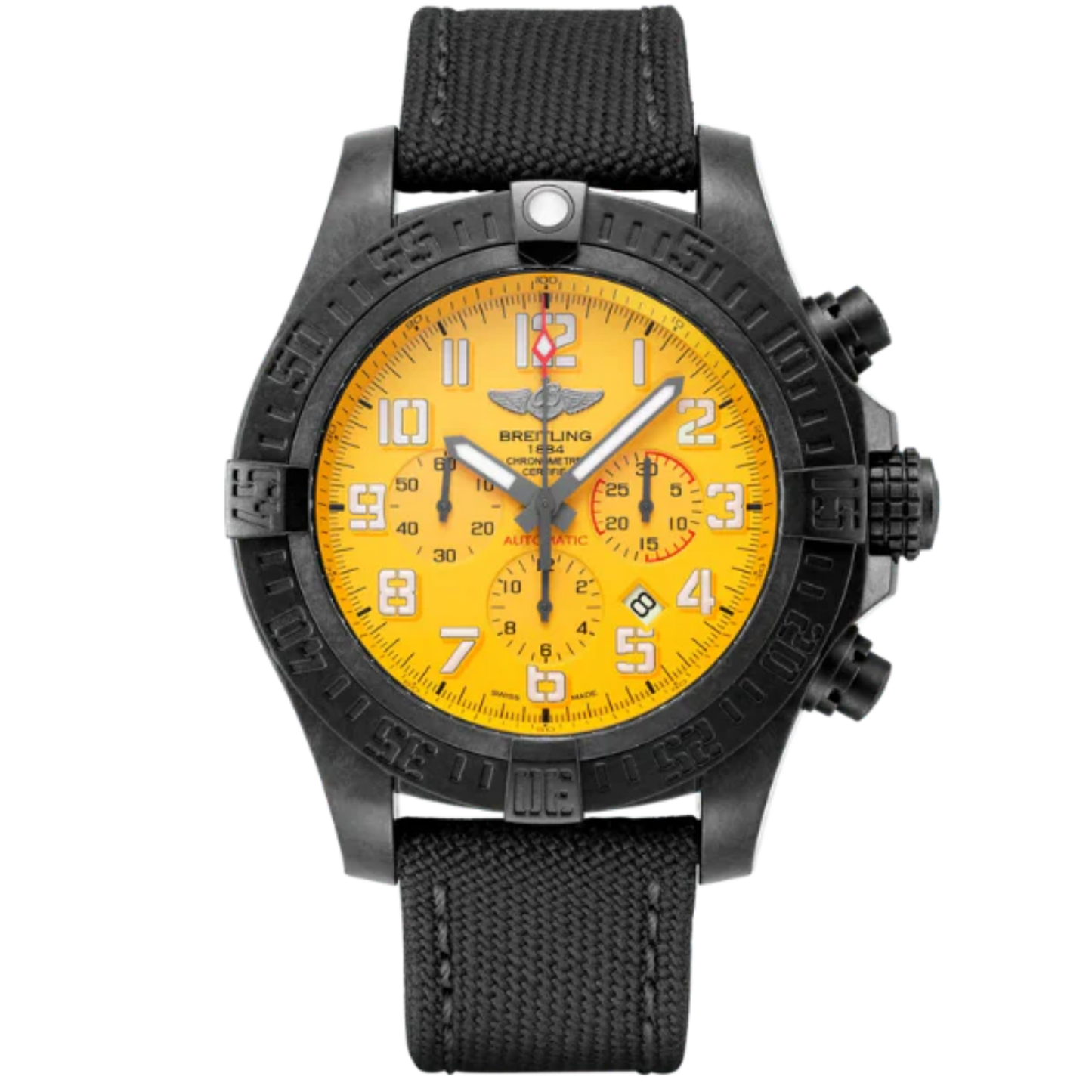 AVENGER HURRICANE 12H 50 MM BREIGHTLIGHT® WITH YELLOW DIAL