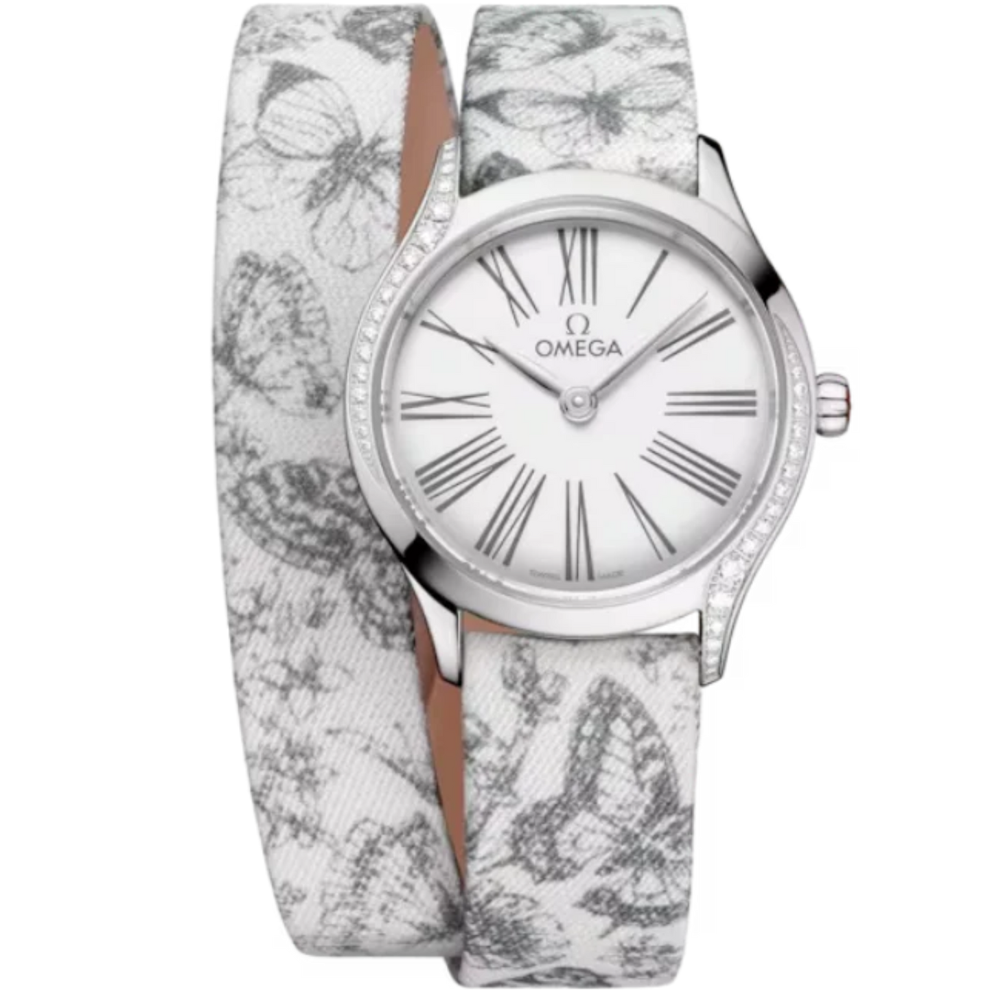 DE VILLE MINI TRÉSOR 26 MM STAINLESS STEEL WITH WHITE DIAL