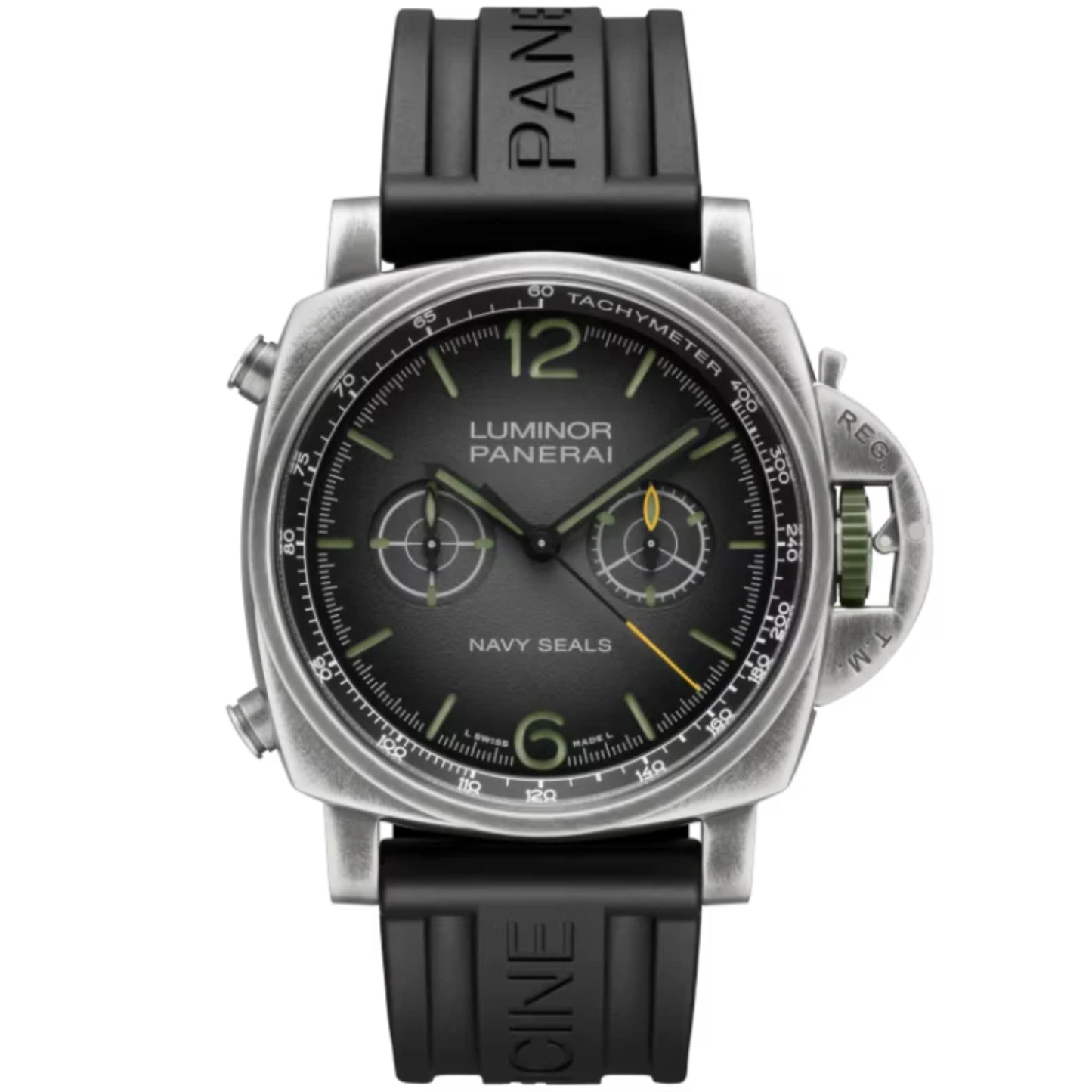 LUMINOR CHRONO NAVY SEALS PAM01409 44 MM STAINLESS STEEL WITH DARK GREY DIAL