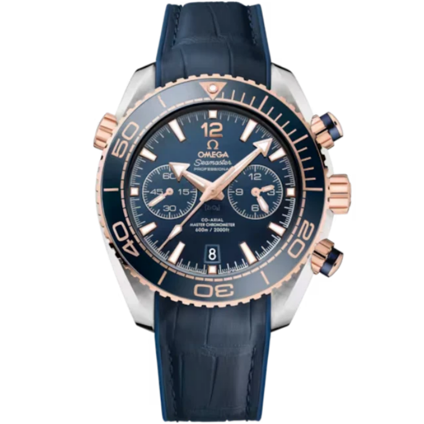SEAMASTER PLANET OCEAN 600M 45 MM STAINLESS STEEL - SEDNA™ GOLD WITH BLUE DIAL