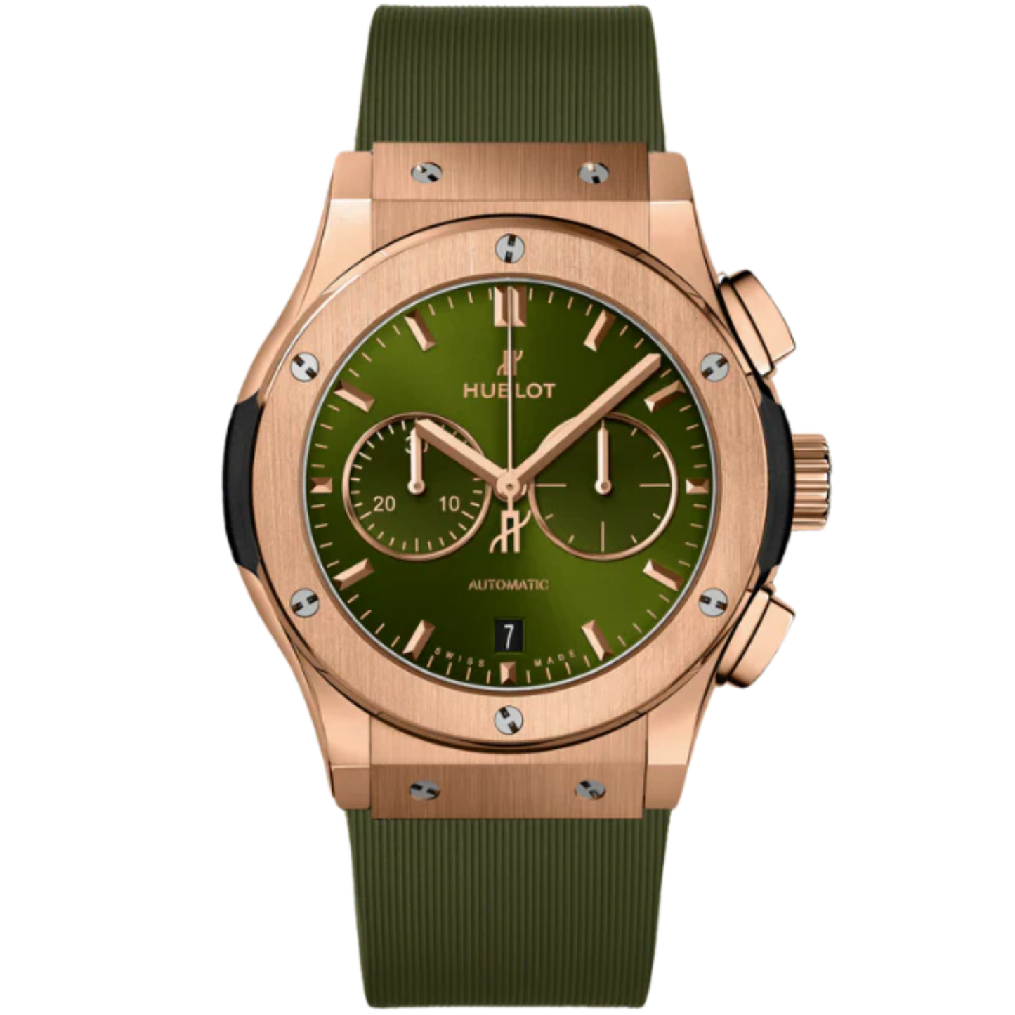 CLASSIC FUSION 42MM CHRONOGRAPH KING GOLD GREEN