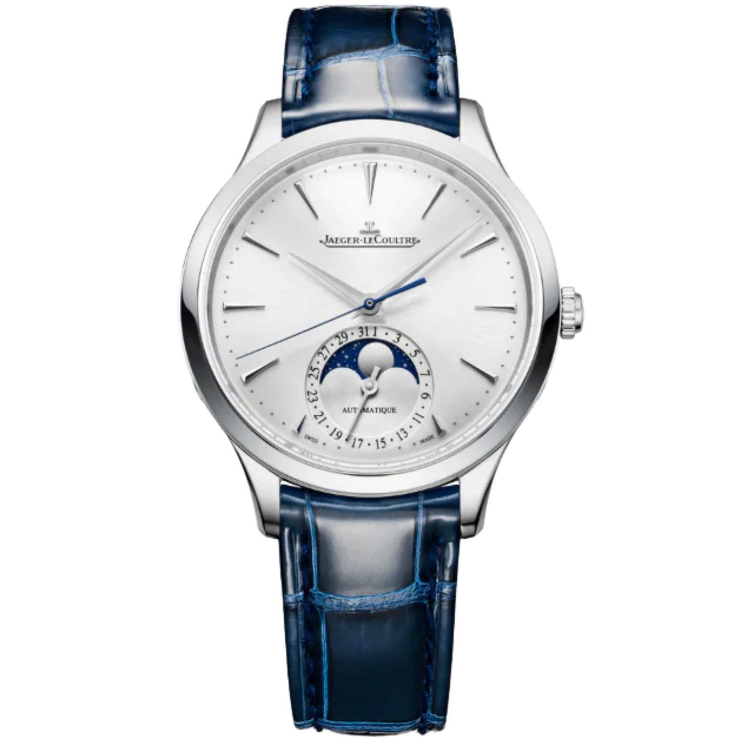 MASTER ULTRA THIN MOON 36 MM STAINLESS STEEL WITH SILVER GREY SUNRAY BRUSH DIAL