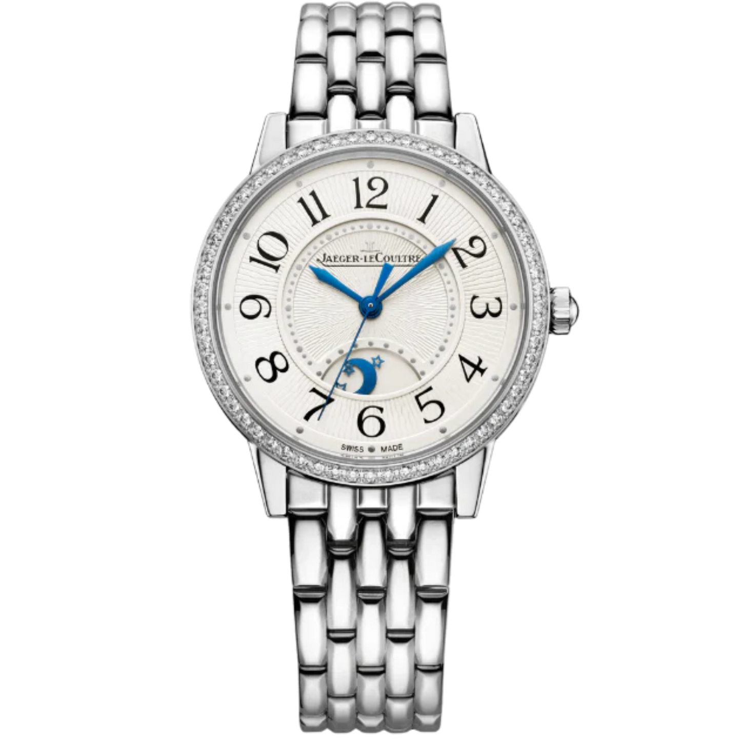 RENDEZ-VOUS CLASSIC NIGHT & DAY 34 MM STAINLESS STEEL WITH SILVER GREY GUILLOCHE DIAL