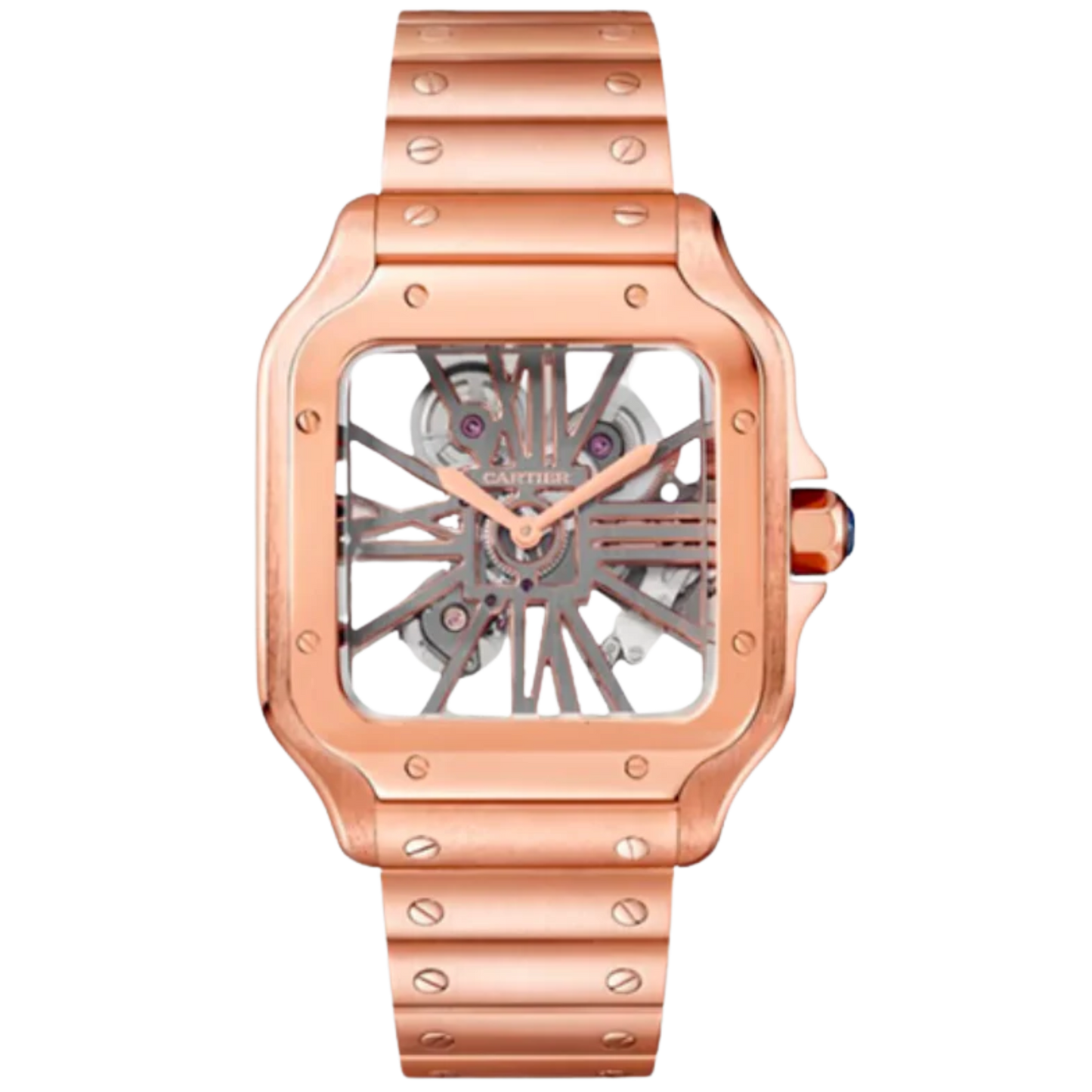 WHSA0016 Rose Gold Santos Skeleton LARGE Model