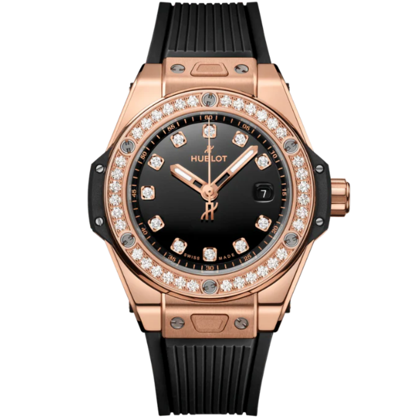 Big Bang 33mm ONE CLICK KING GOLD DIAMONDS MARKERS