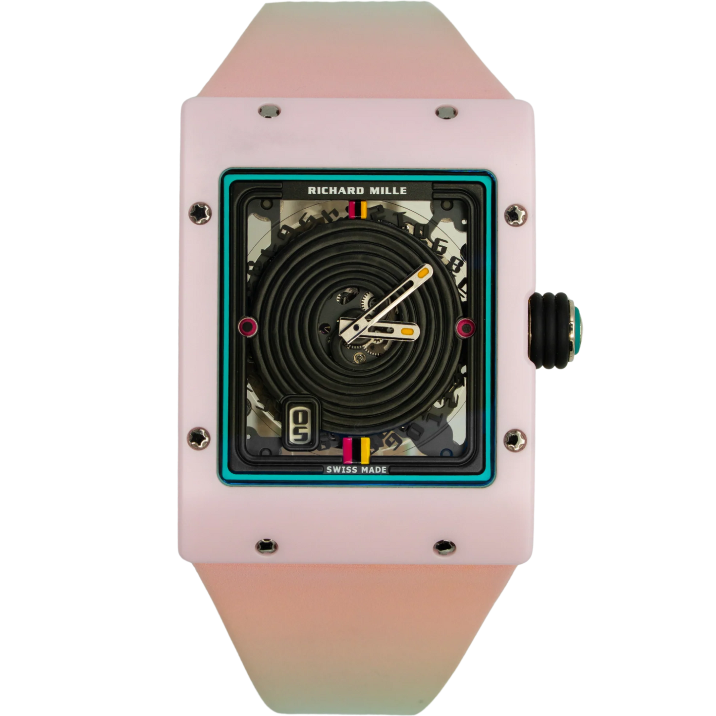 Richard Mille RM16-01 Pink Ceramic "Bon Bon"