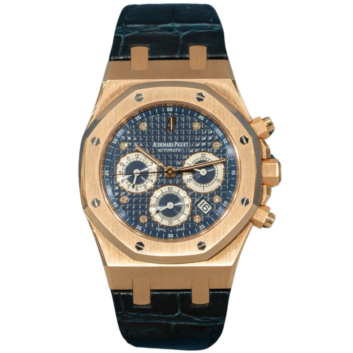 Audemars Piguet Royal Oak Ref. 26277OR.OO.D018CR.01 39mm Rose Gold Chrono on Leather “Queen Elizabeth II Cup” Limited Edition