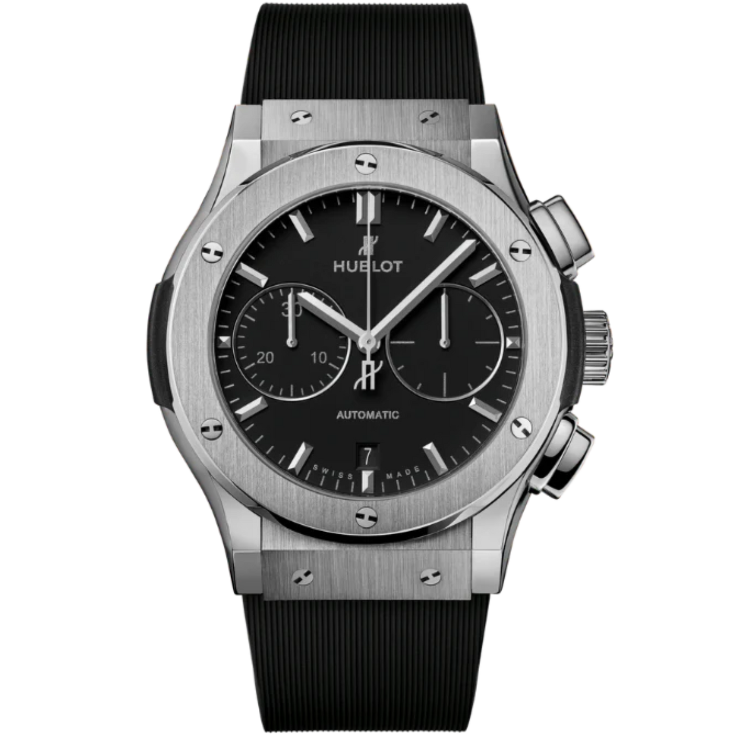 CLASSIC FUSION 45MM CHRONOGRAPH TITANIUM IN RUBBER STRAP