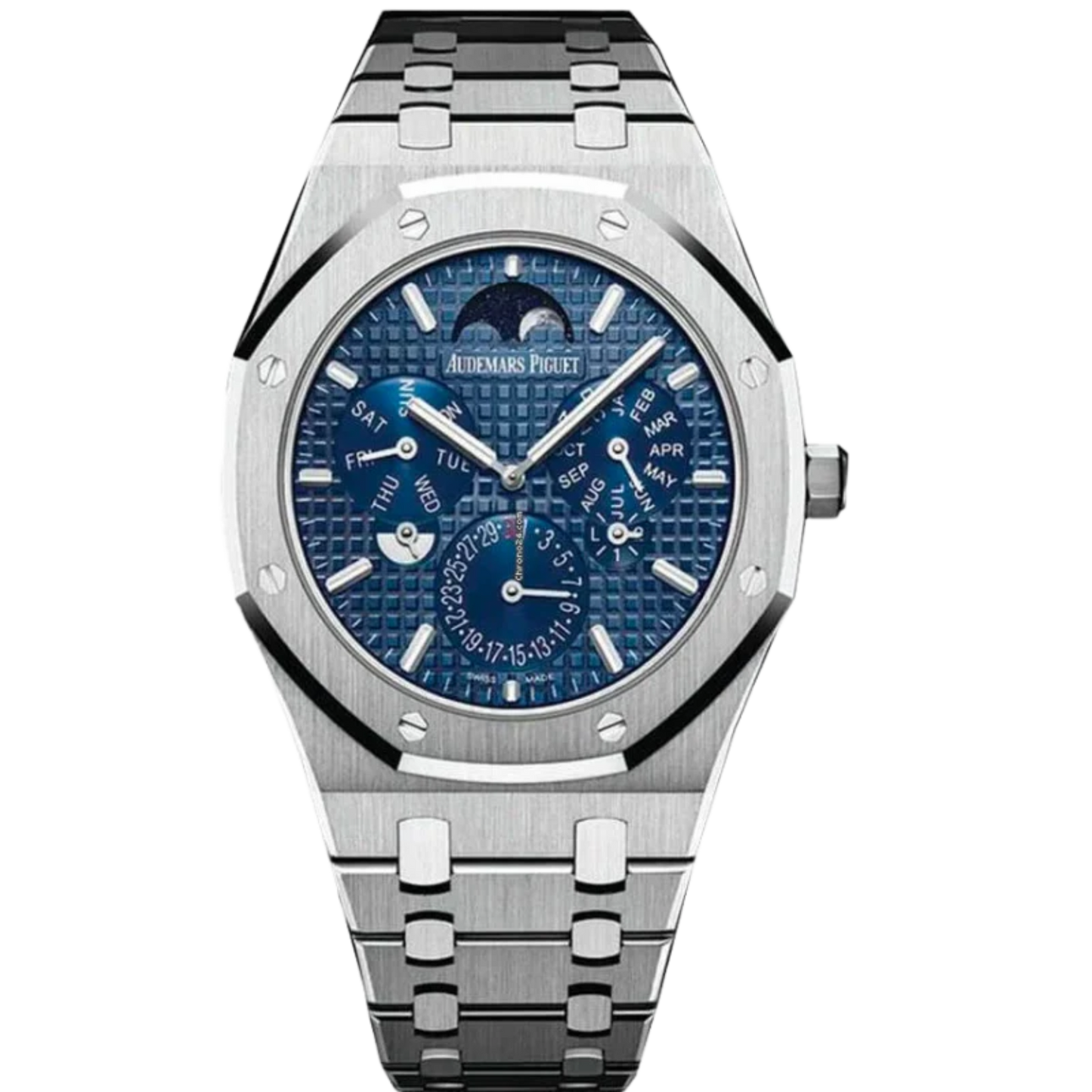 Audemars Piguet Royal Oak Perpetual Calendar Ref. 26586IP.OO.1240IP.01 Ultra Thin Blue Dial