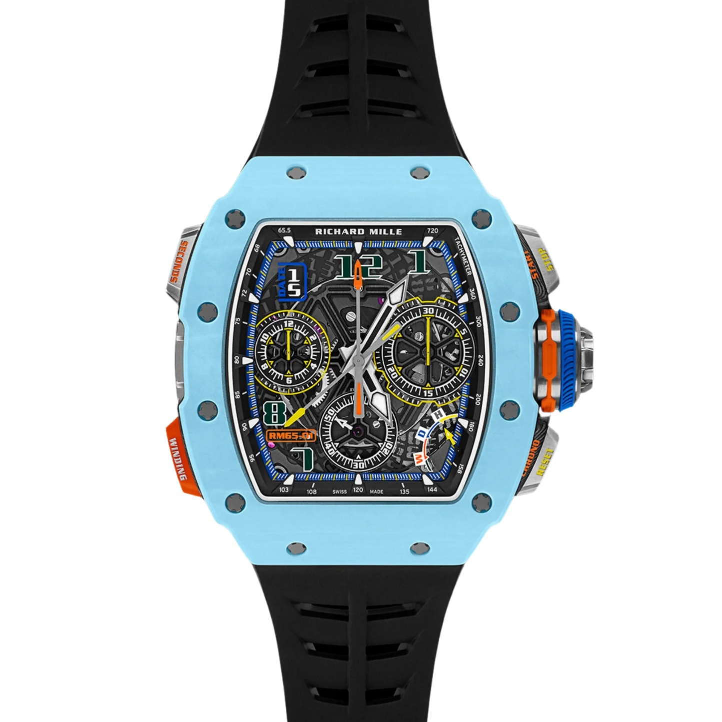 Richard Mille RM 65-01 Baby Blue NTPT Split Second Chronograph
