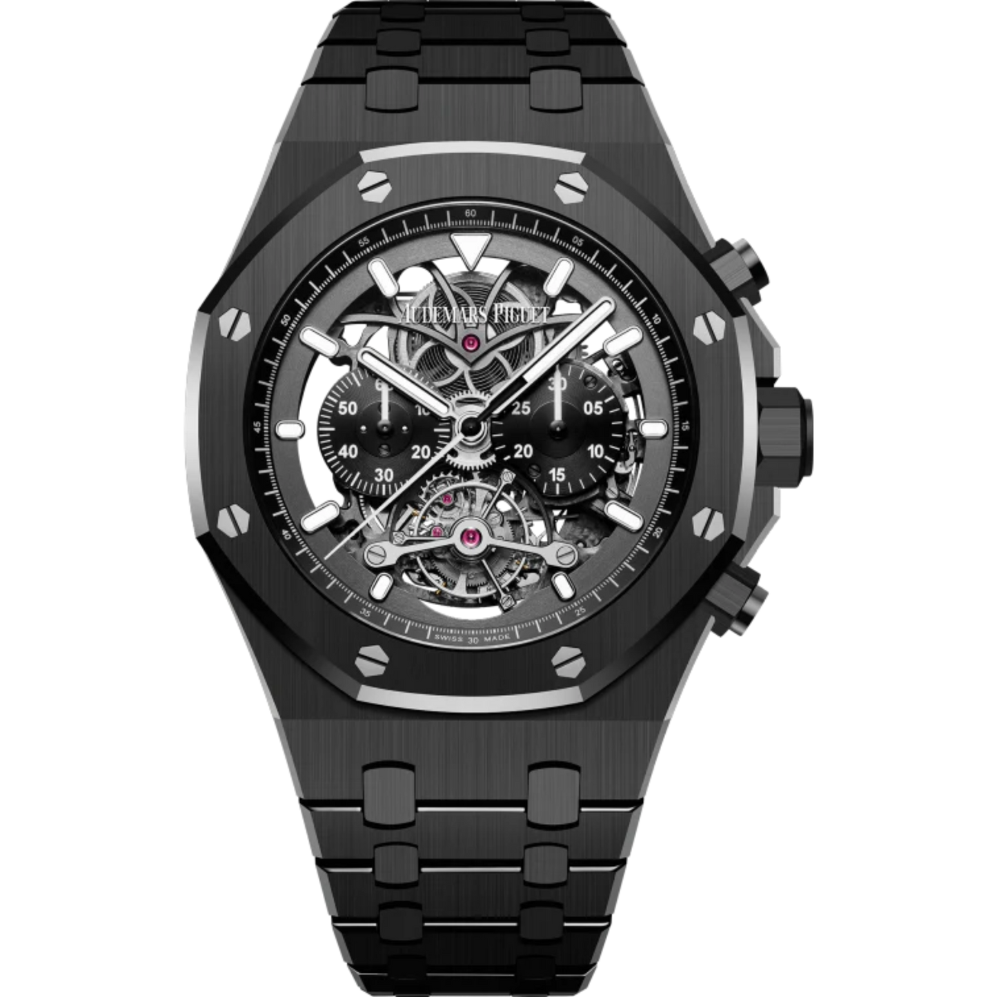 Audemars Piguet Royal Oak Ref. 26343CE.OO.1247CE.01 44MM Back Ceramic Tourbillon Chronograph