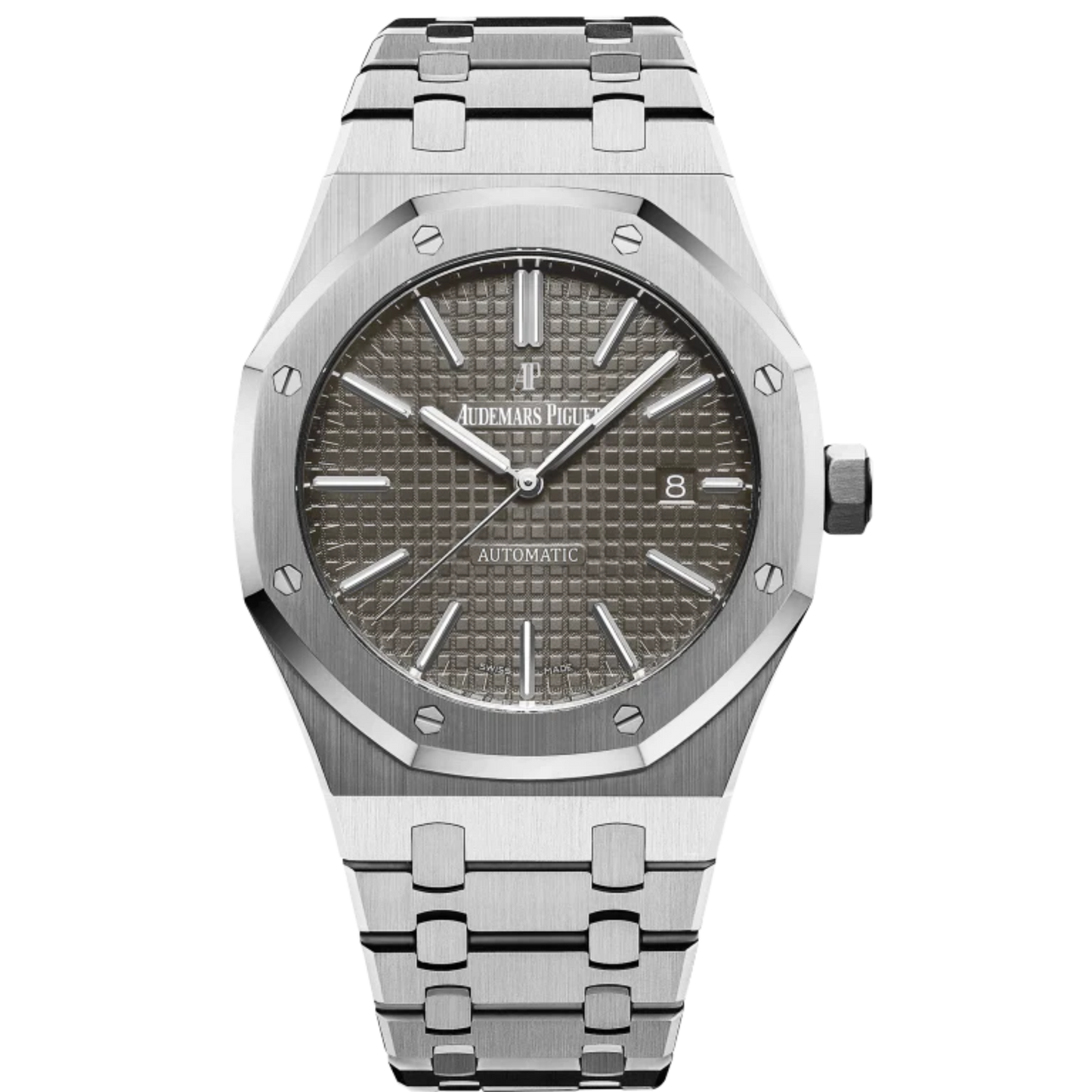 Royal Oak Selfwinding 41MM Stainless Steel Bracelet Grey Ruthenium-Toned Dial With Grande Tapisserie Pattern Stainless Steel Case