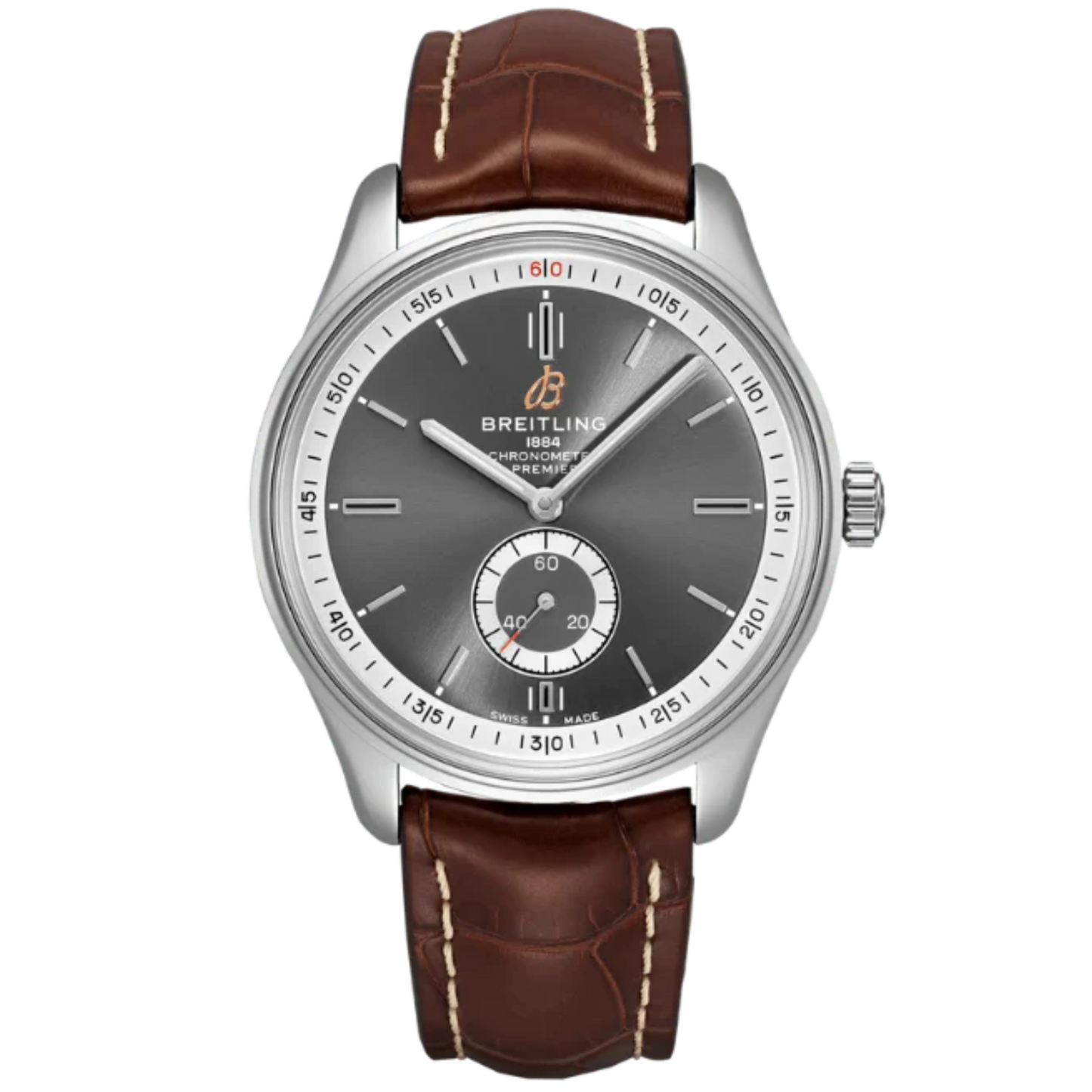 PREMIER AUTOMATIC 40 MM STAINLESS STEEL WITH ANTHRACITE BLACK DIAL