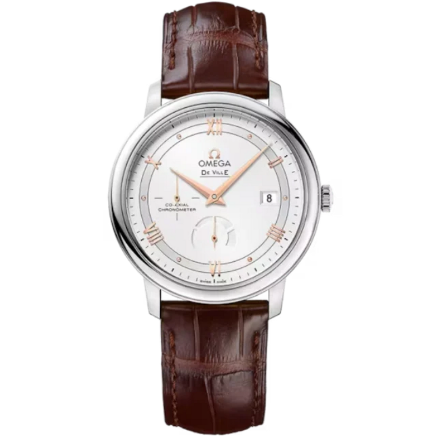 DE VILLE PRESTIGE 39 MM STAINLESS STEEL WITH SILVER DIAL