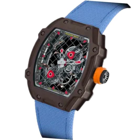 RM 027 Rafael Nadal Tourbillon Manual Winding Rubber Strap TitaCarb Case