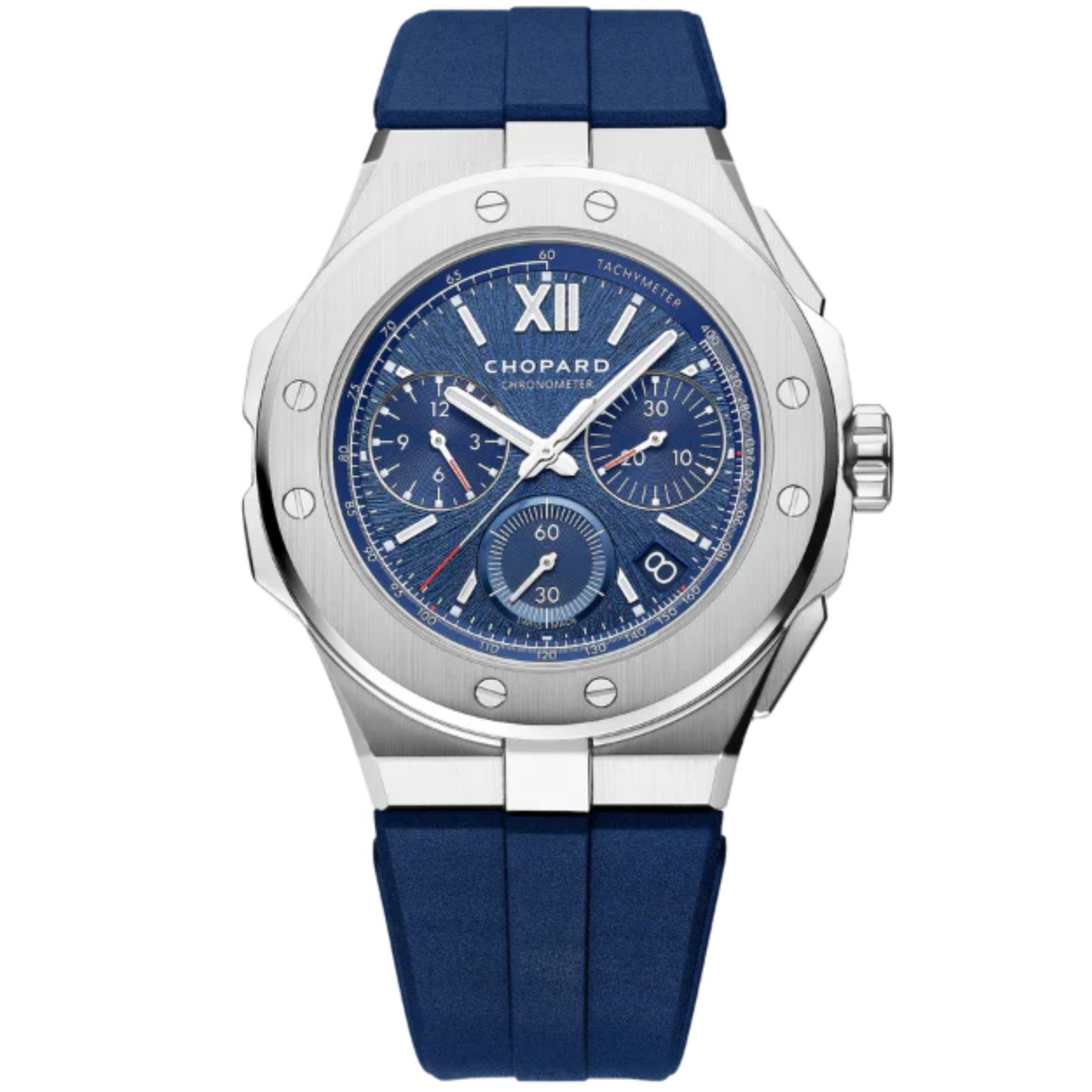 ALPINE EAGLE XL CHRONO 44 MM LUCENT STEEL™ WITH ALETSCH BLUE DIAL