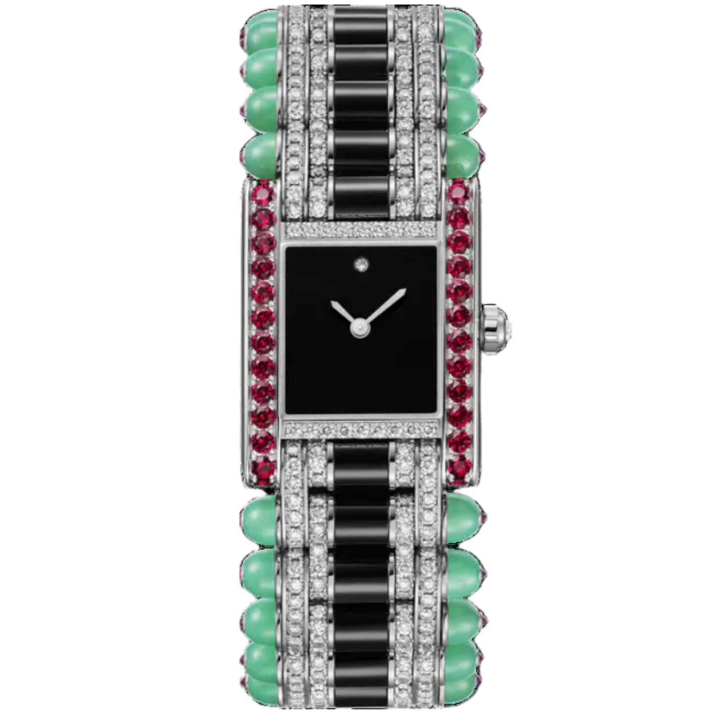 TANK 31 mm JEWELLERY WATCH 18K WHITE GOLD