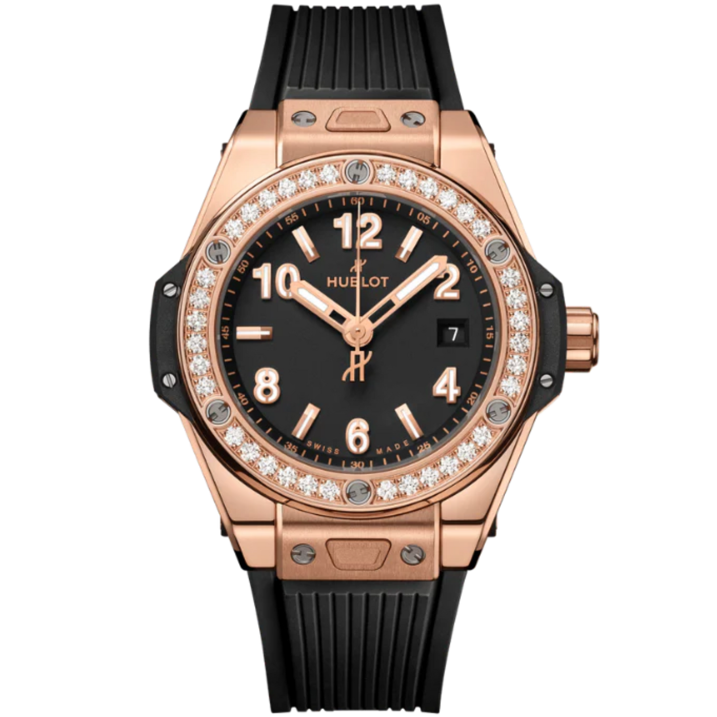 Big Bang 33mm ONE CLICK KING GOLD DIAMONDS