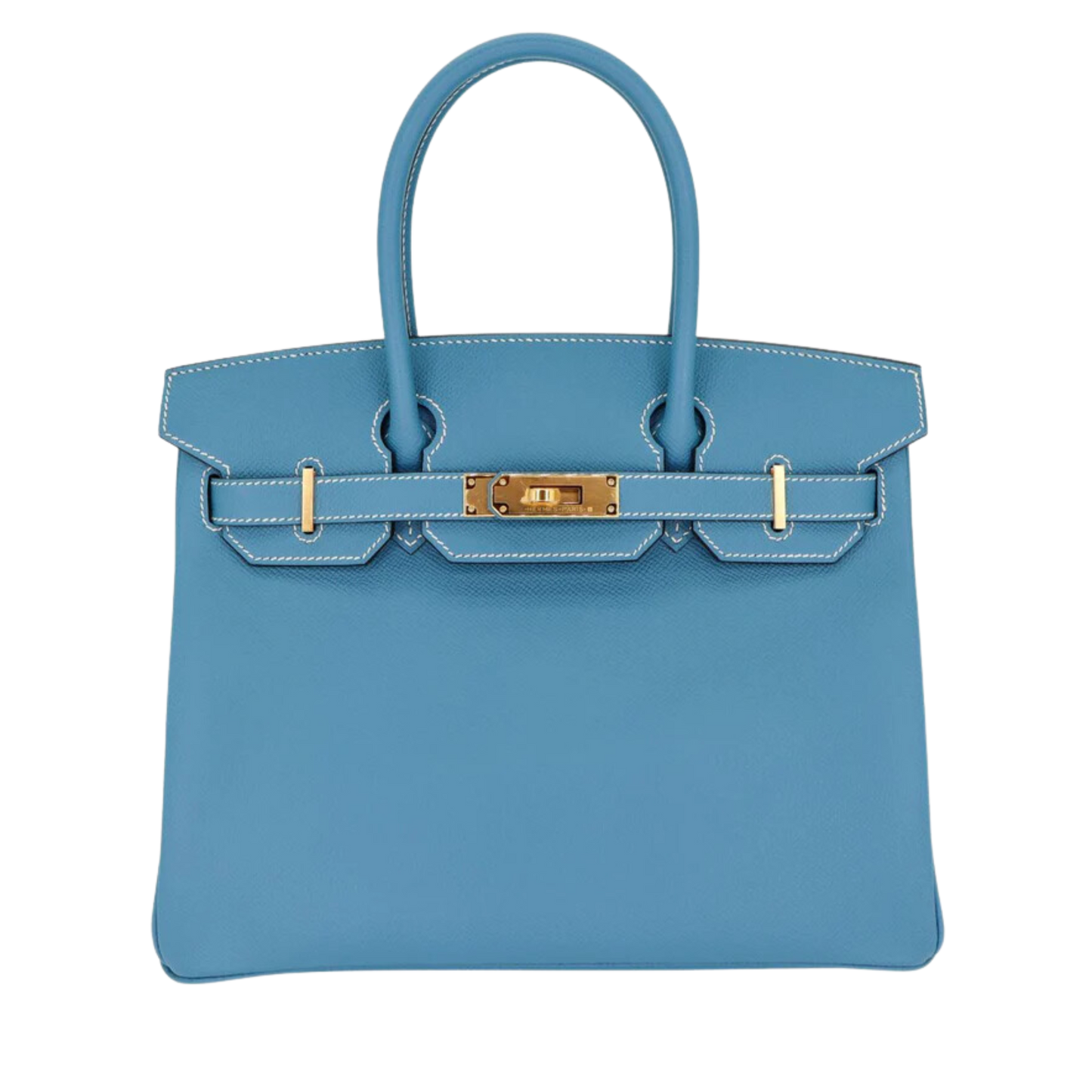 Hermes Birkin 30 Bleu Jean Epsom Leather