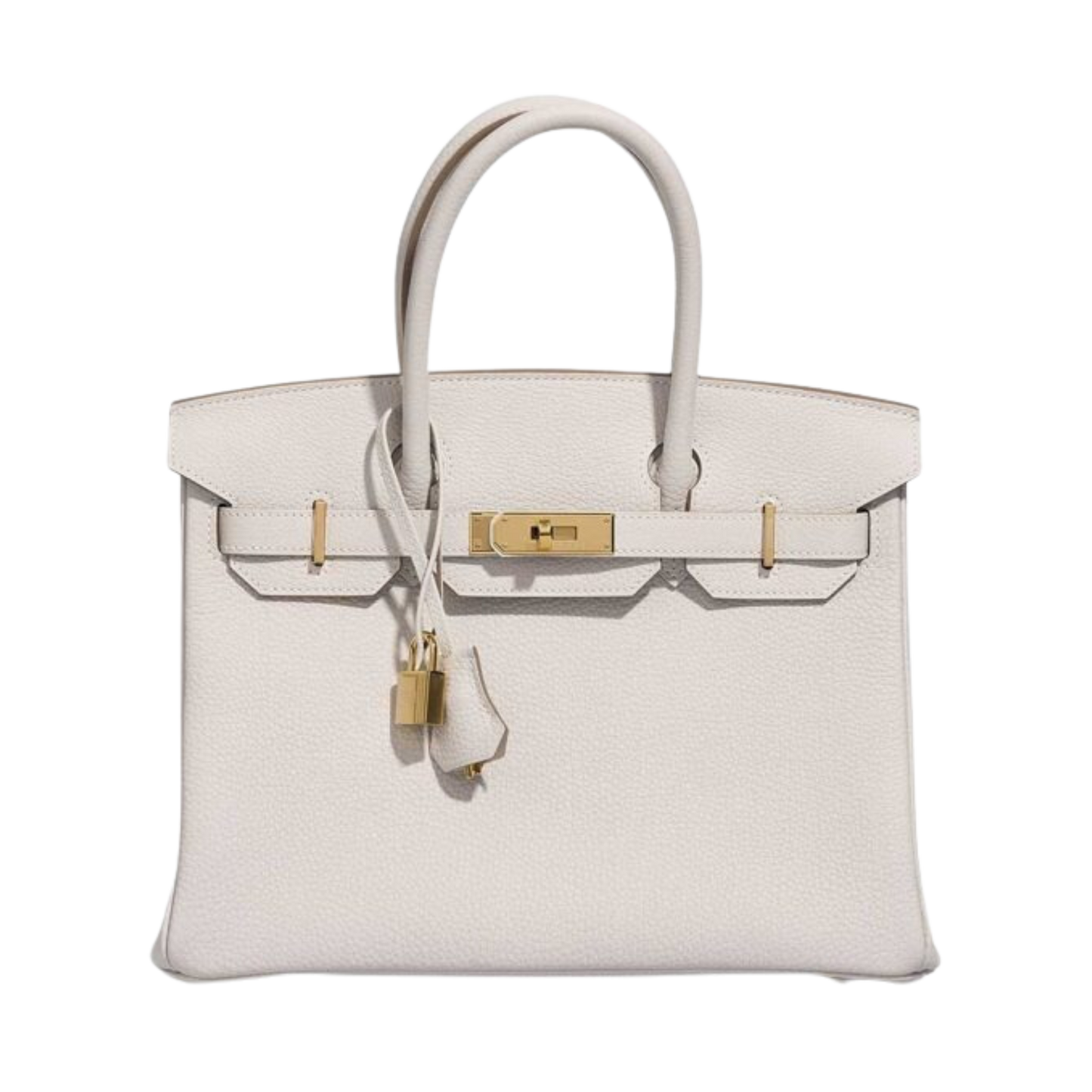 Hermes Birkin 30 Gris Pale Togo Leather