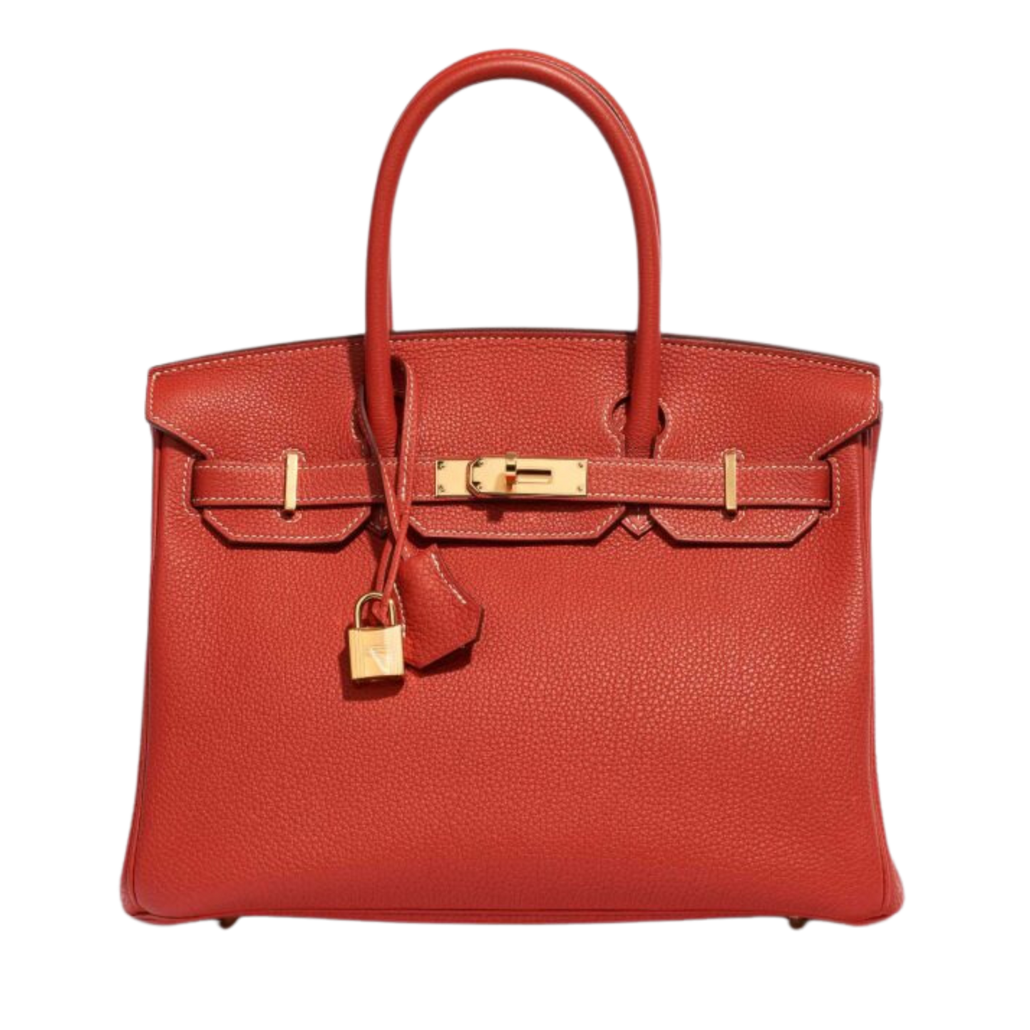 Hermes Birkin 30 Rouge Sanguine Togo Leather