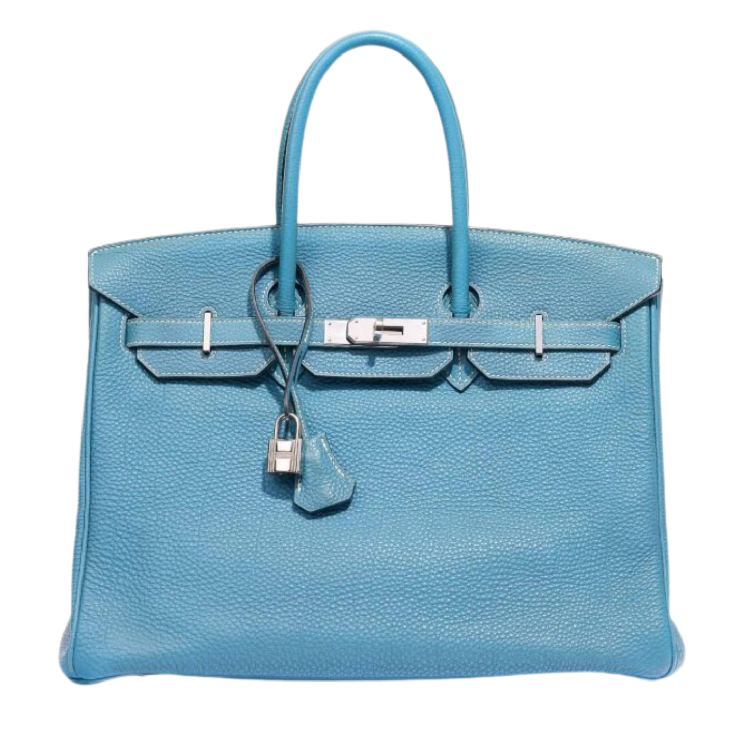 Hermes Birkin 35 Bleu Tourquoise Togo Leather