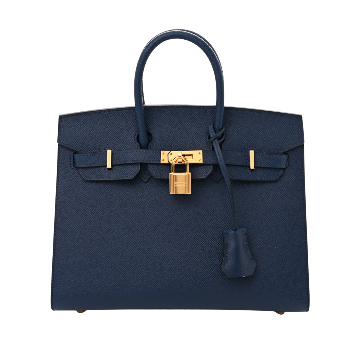 Hermes Birkin 25 Sellier Bleu Navy Epsom Leather