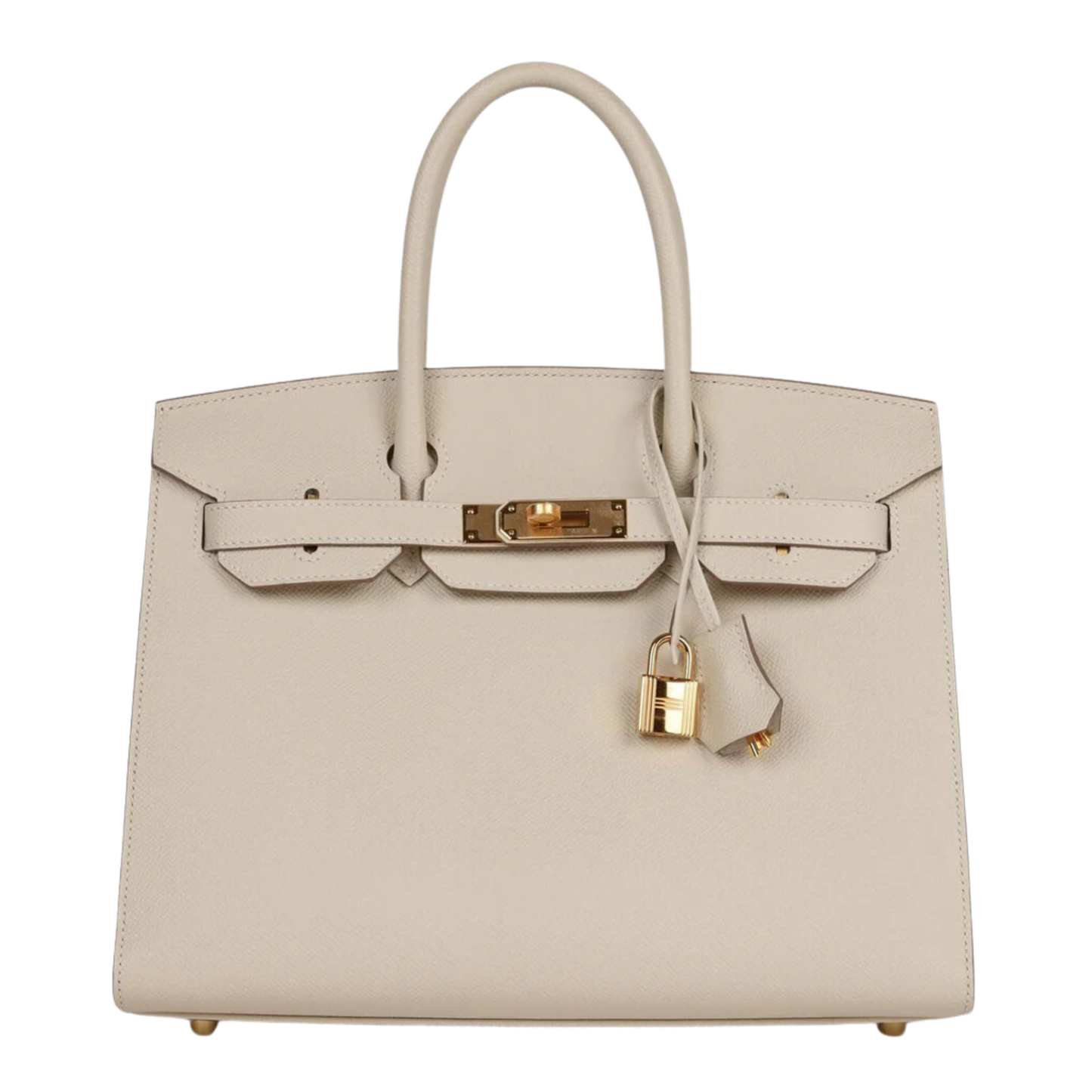 Hermes Birkin 30 Sellier Craie Epsom Leather
