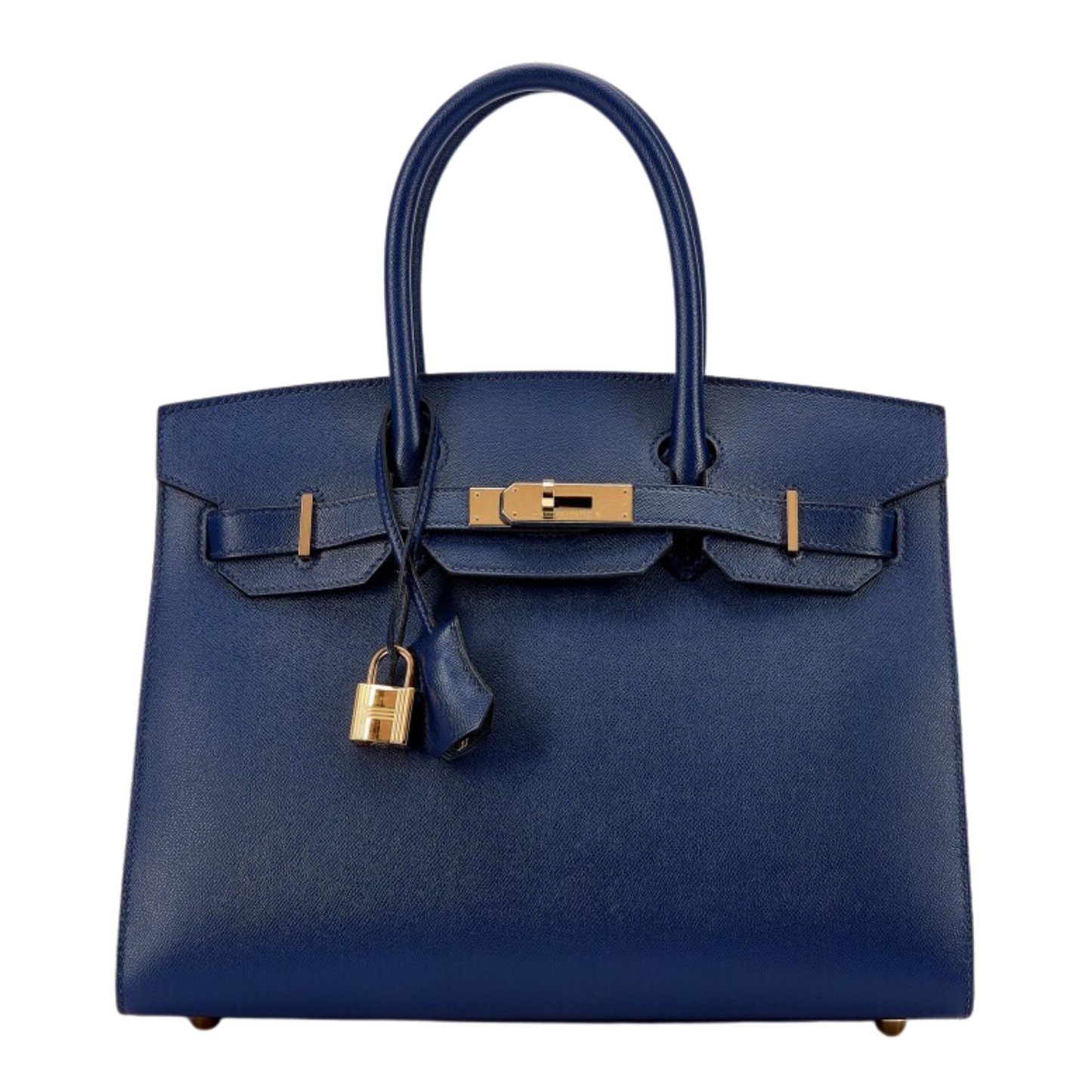 Hermes Birkin 30 Sellier Bleu Saphir Madame Leather