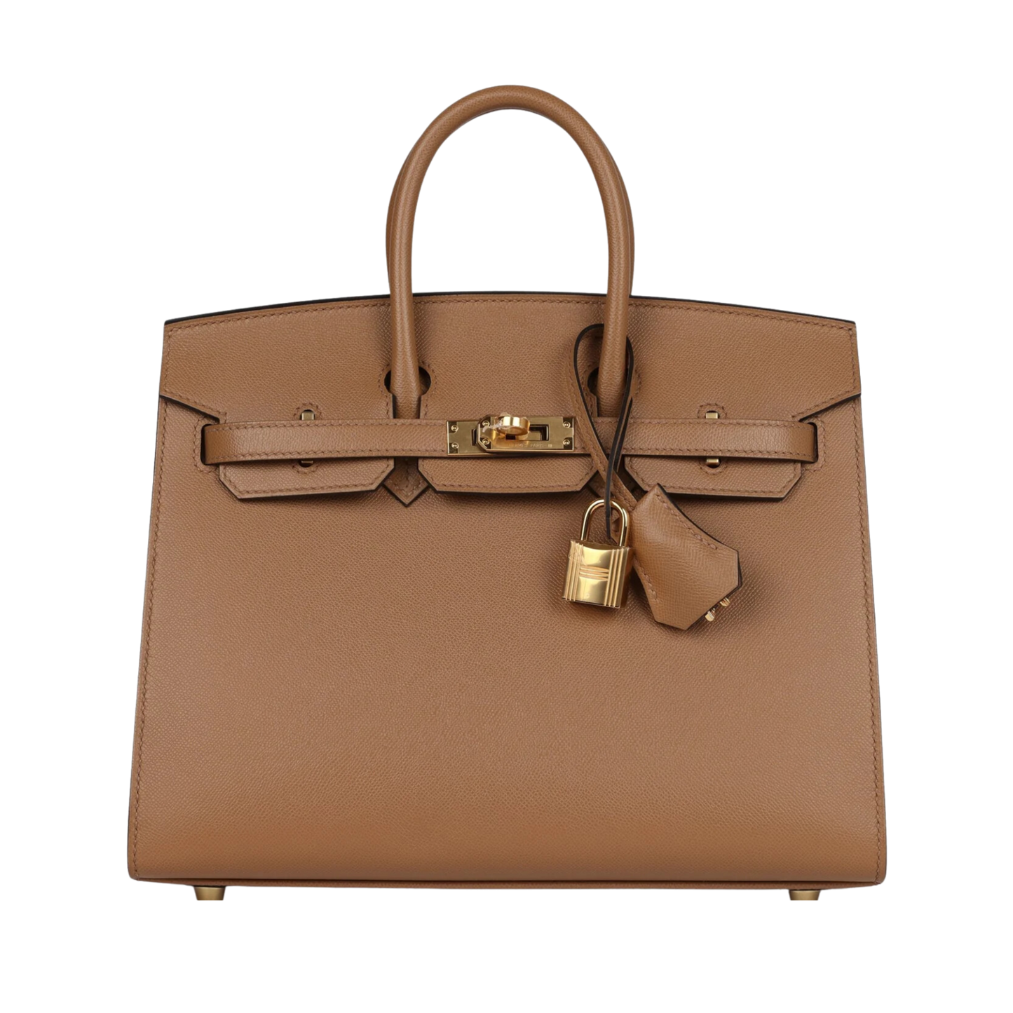Hermes Birkin 25 Sellier Chai Madame Leather