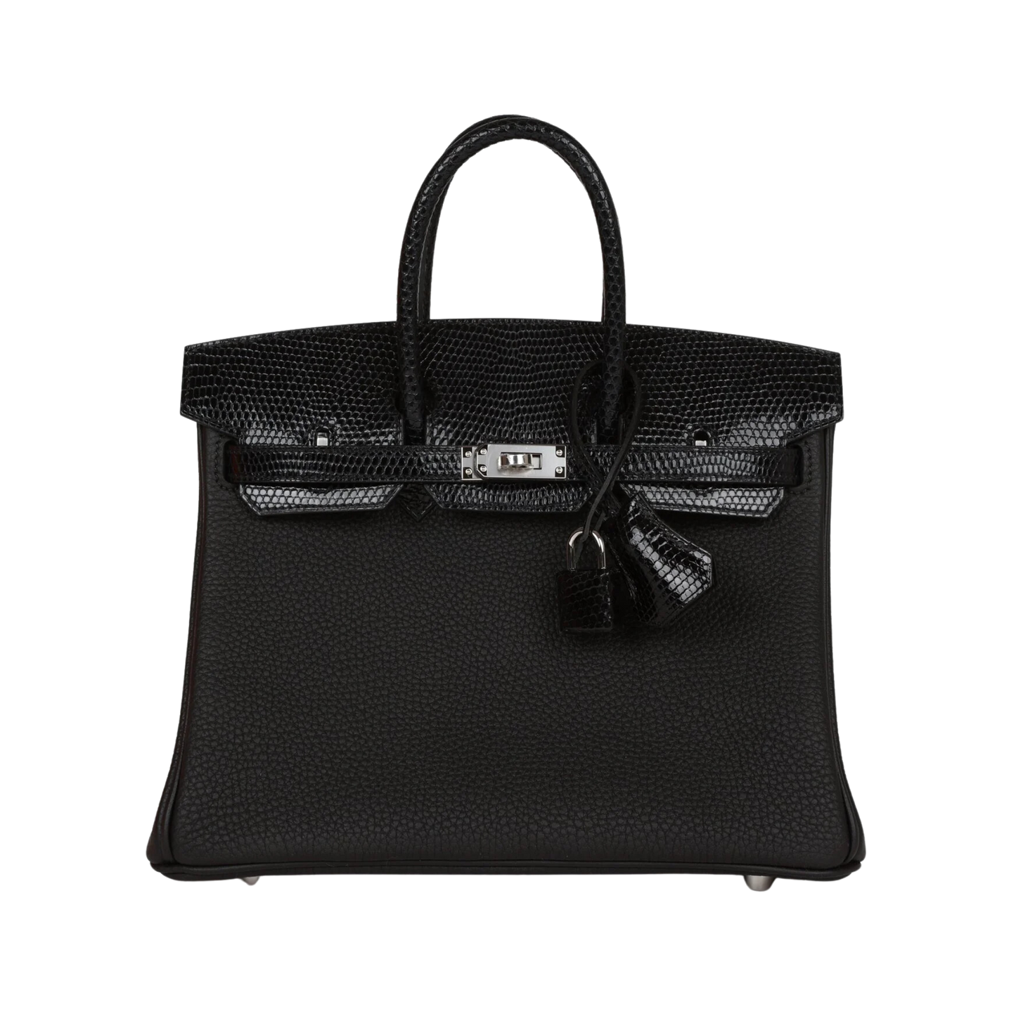 Hermes Birkin 25 Touch Noir Niloticus Lizard & Togo Leather