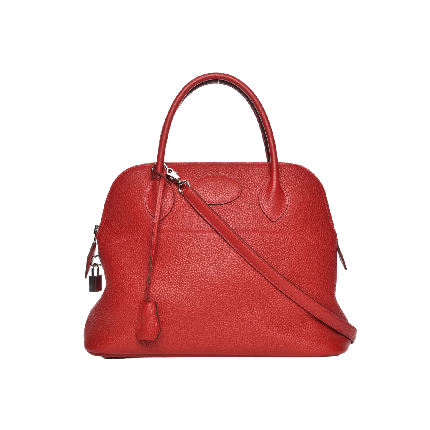 Hermes Bolide 31 Rouge Casaque Clemence Leather