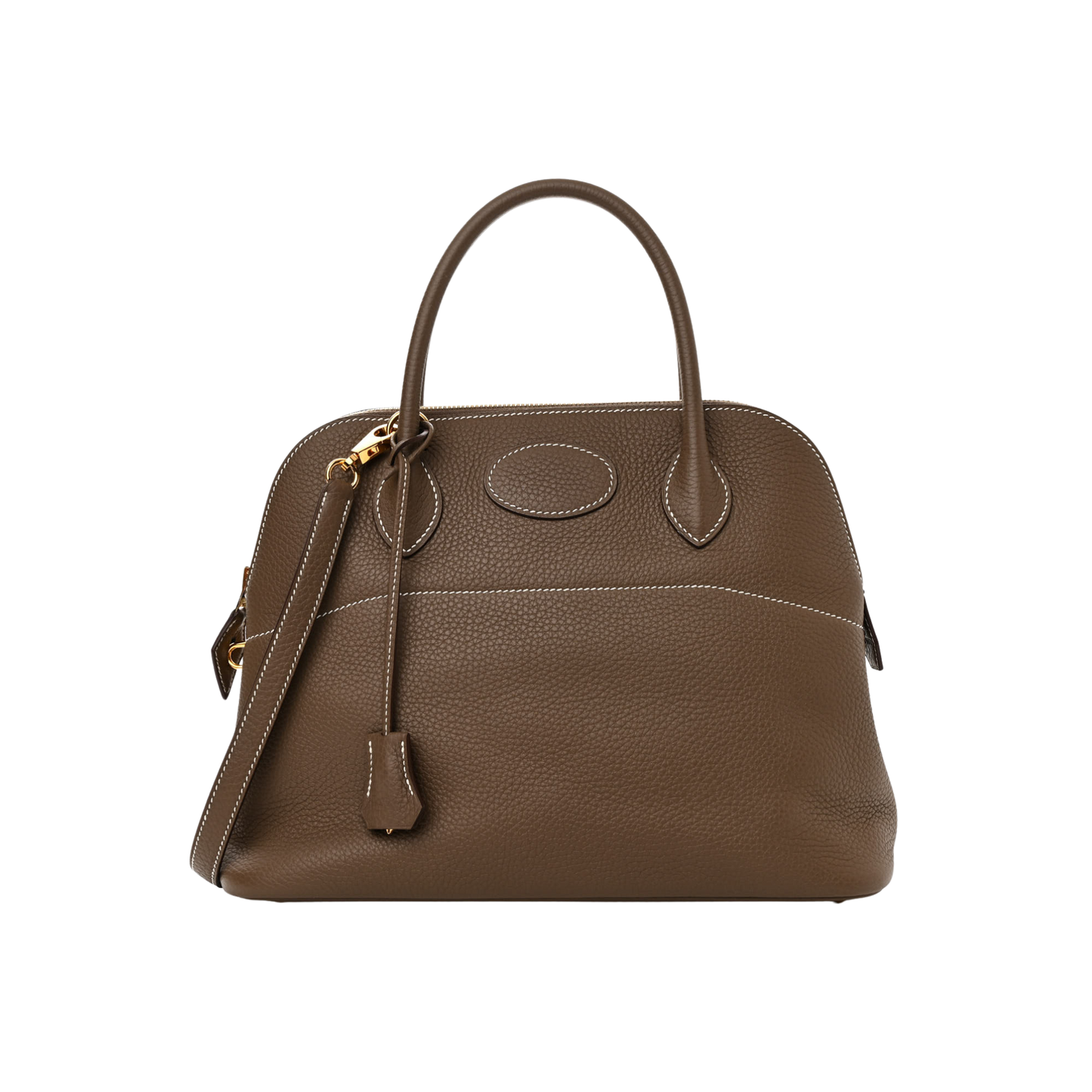 Hermes Bolide 31 Etoupe Clemence Leather