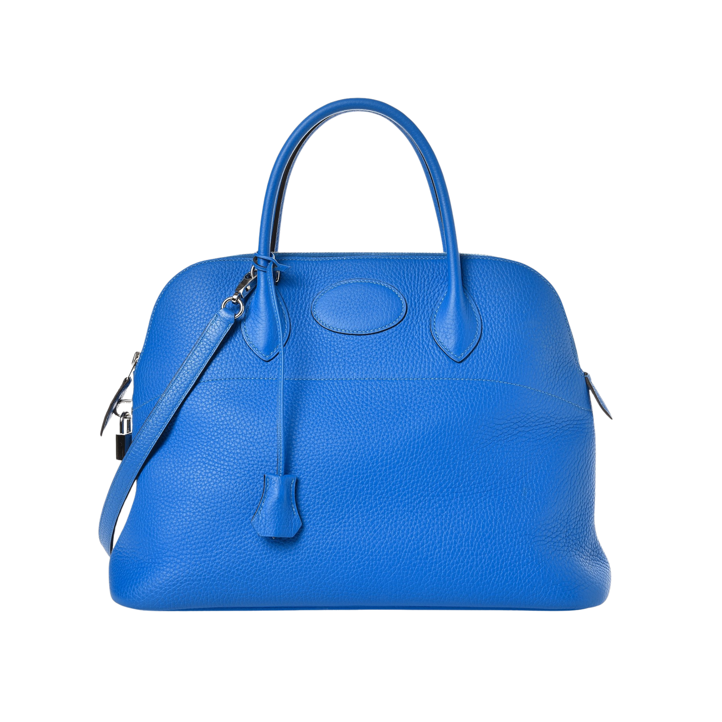 Hermes Bolide 35 Bleu Hydra Clemence Leather