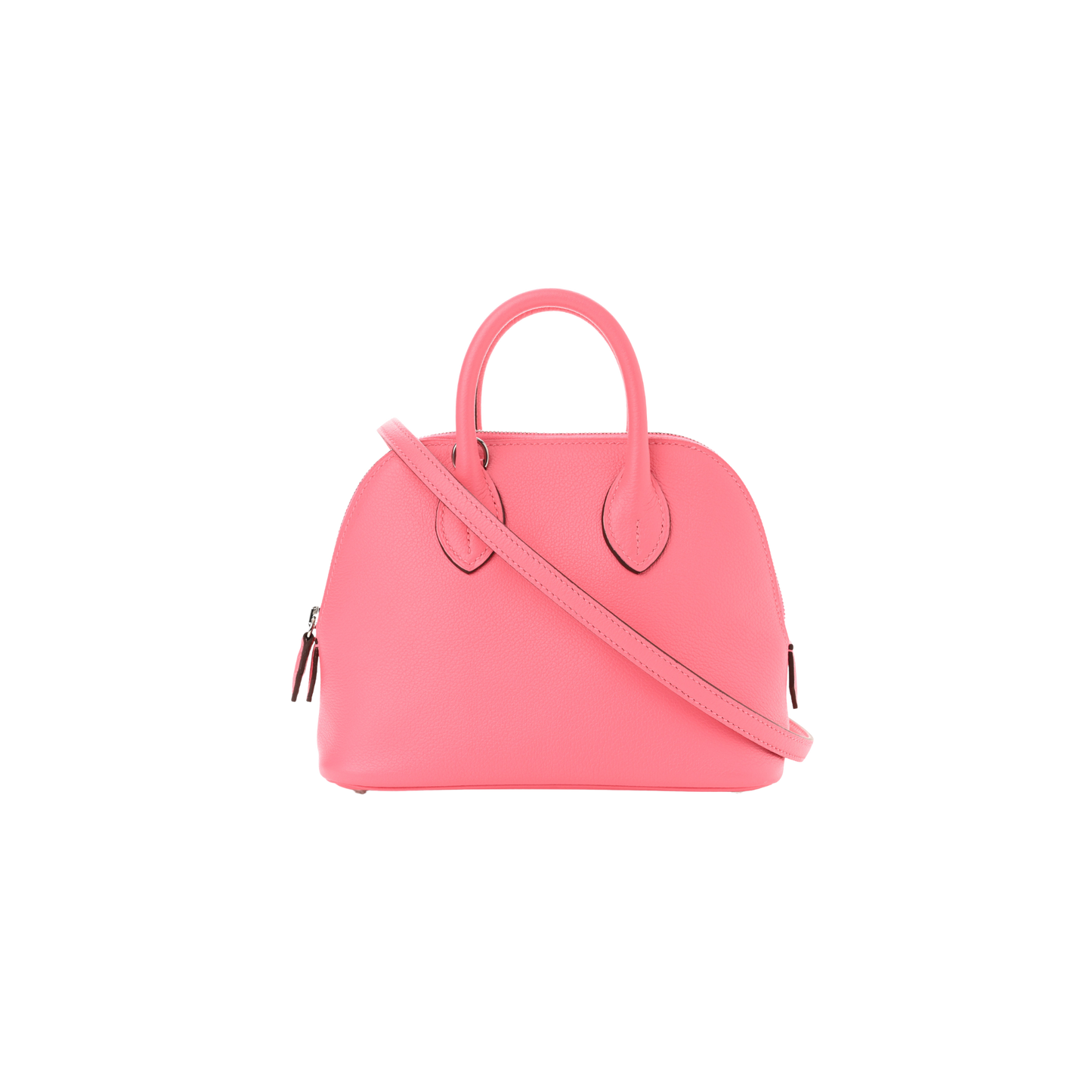 Hermes Bolide Mini Rose Azalee Chevre Mysore Leather