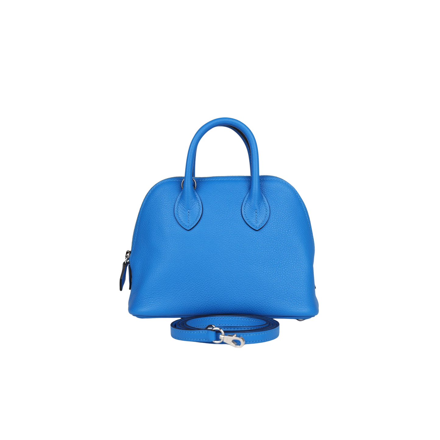 Hermes Bolide Mini Bleu France Evercolor Leather