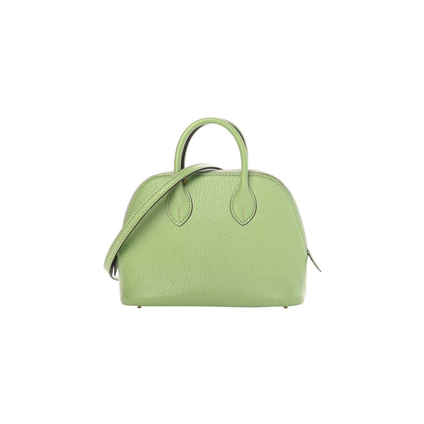 Hermes Bolide Mini Vert Criquet Chevre Mysore Leather