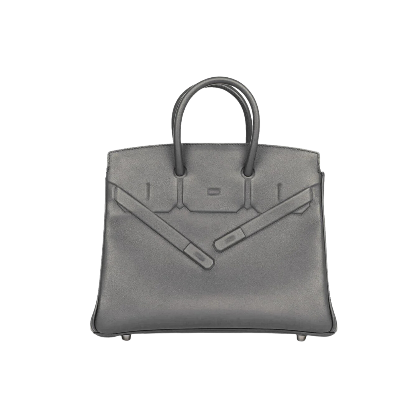 Hermes Birkin 25 Shadow Gris Meyer Swift Leather